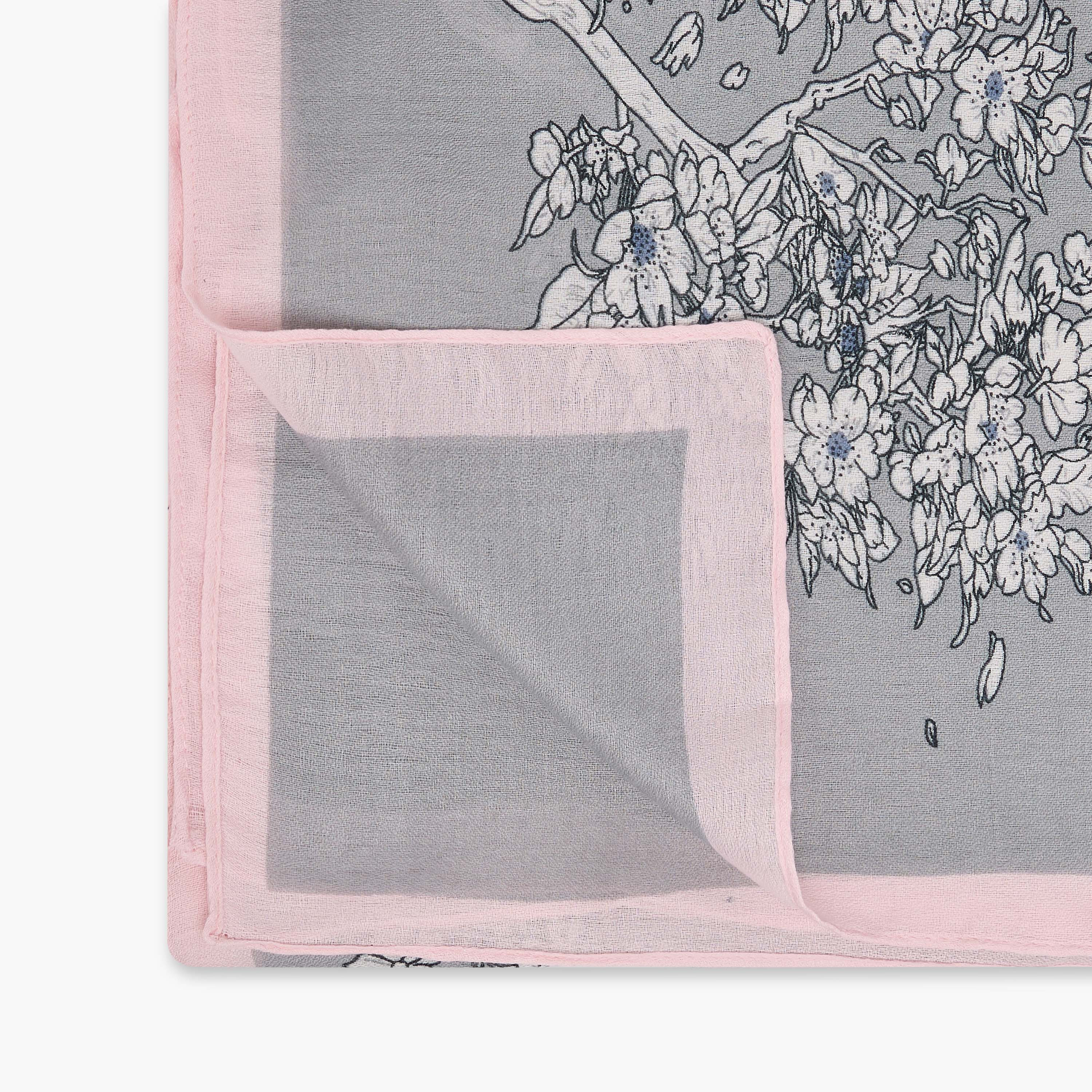 وشاح بطبعات زهرية - 185x60 سم-women-clothingaccessories-scarves-image-3
