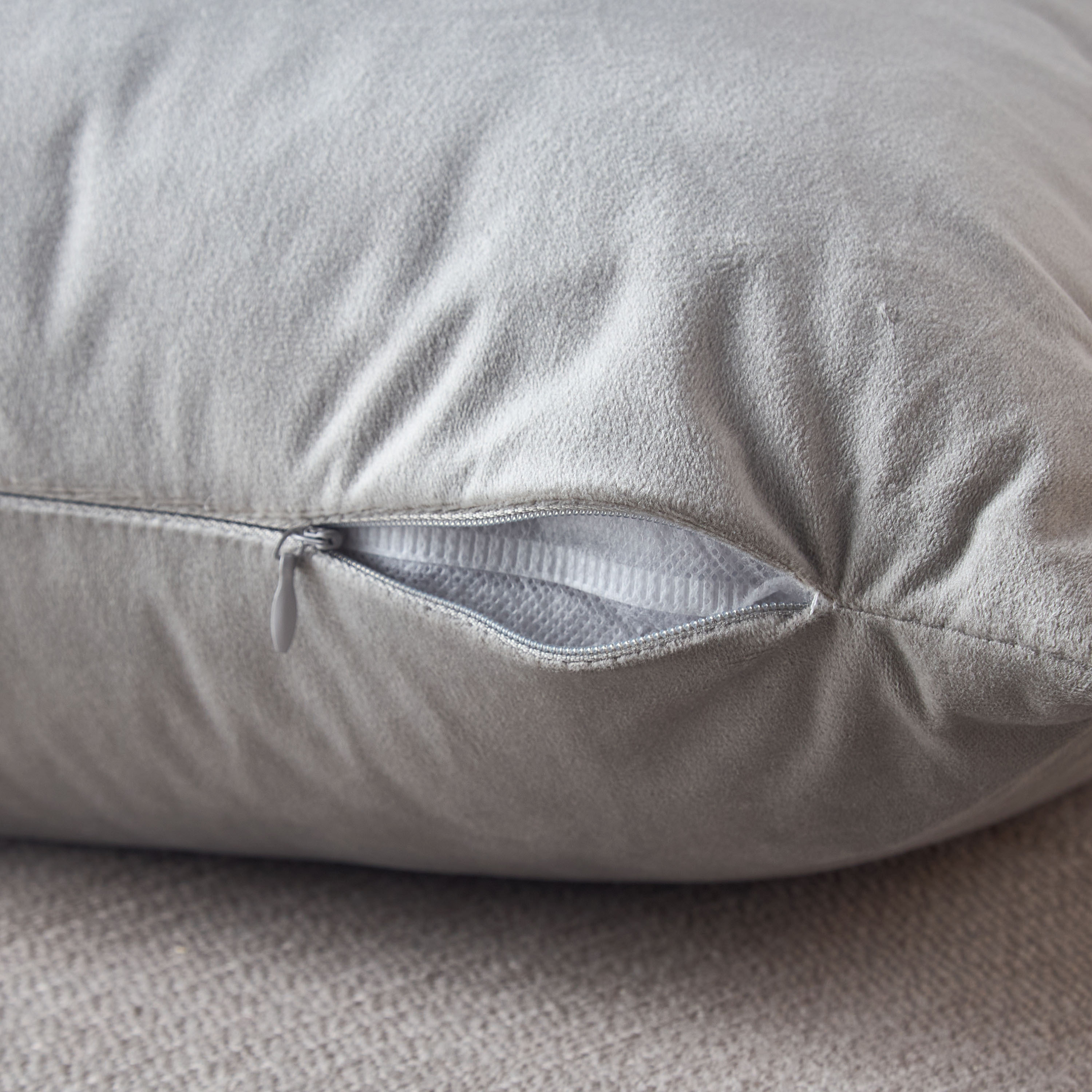 Velvet Textured Decorative Filled Cushion - 45x45 cms-household-cushionsandthrows-filledcushions-decorativecushions-image-4