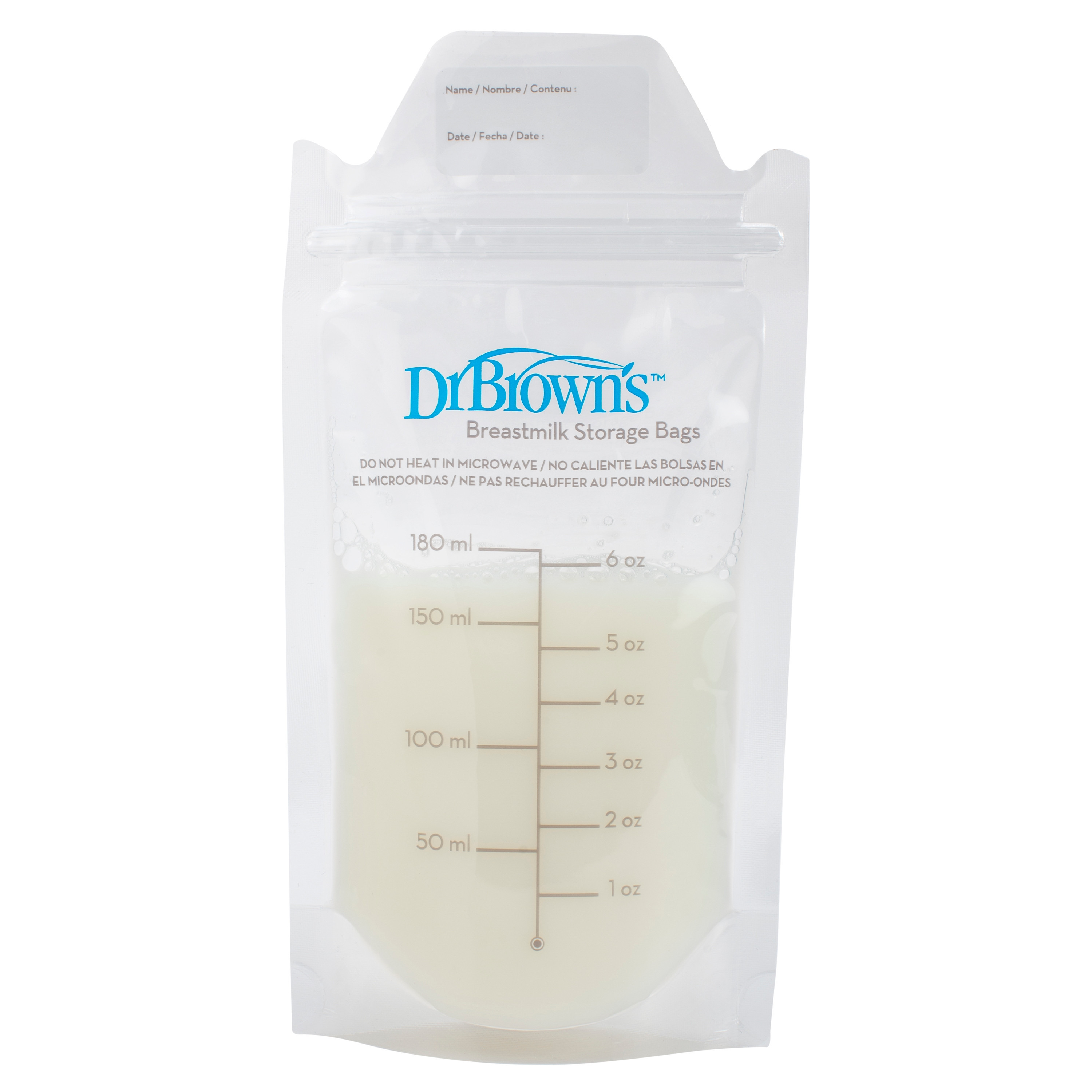 Dr. Brown's 25-Piece Breastmilk Storage Bags - 180 ml-baby-feeding-accessories-image-1