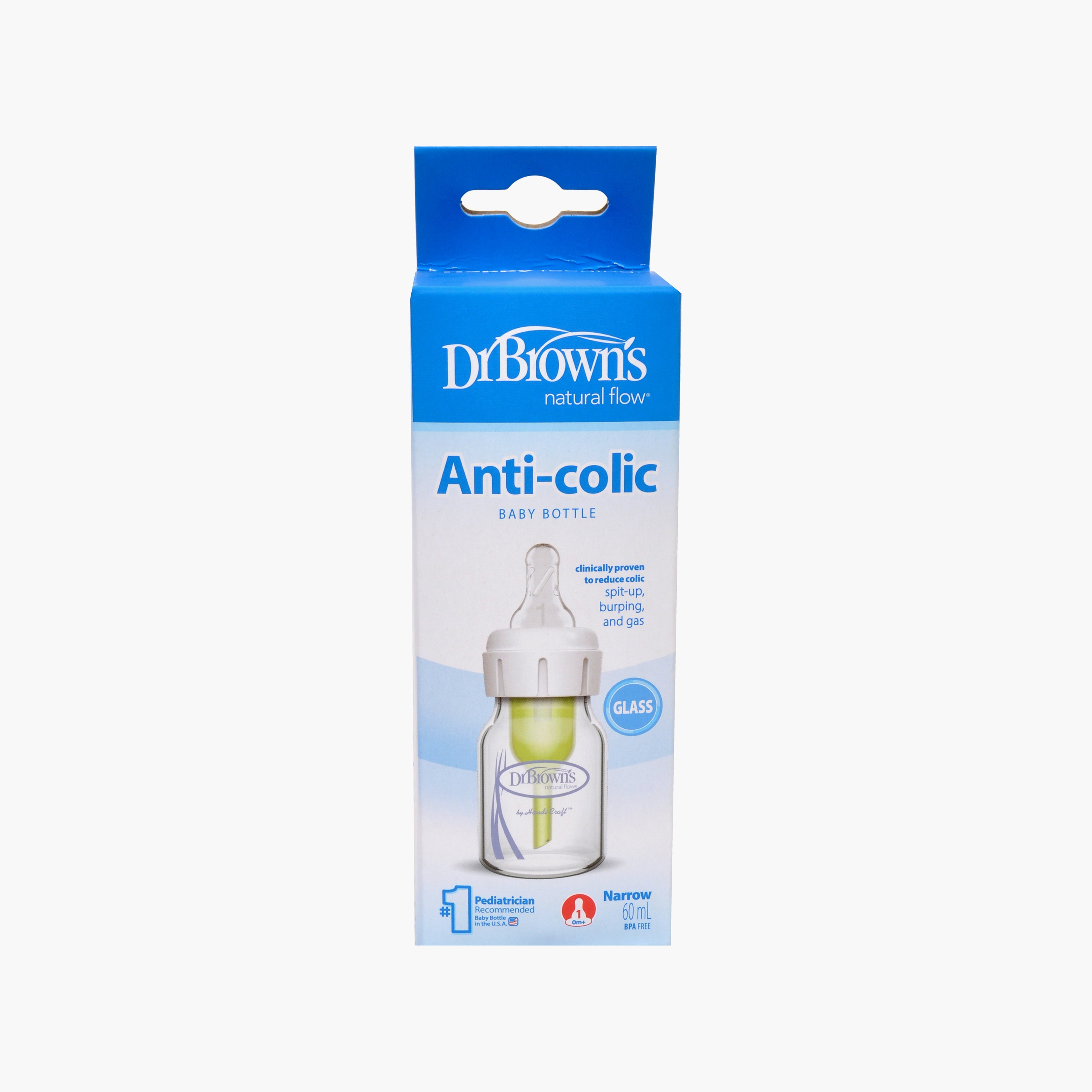 Dr. Brown's BPA Free Glass Feeding Bottle - 60 ml-baby-feeding-feedingbottles-bottlesandteats-image-3