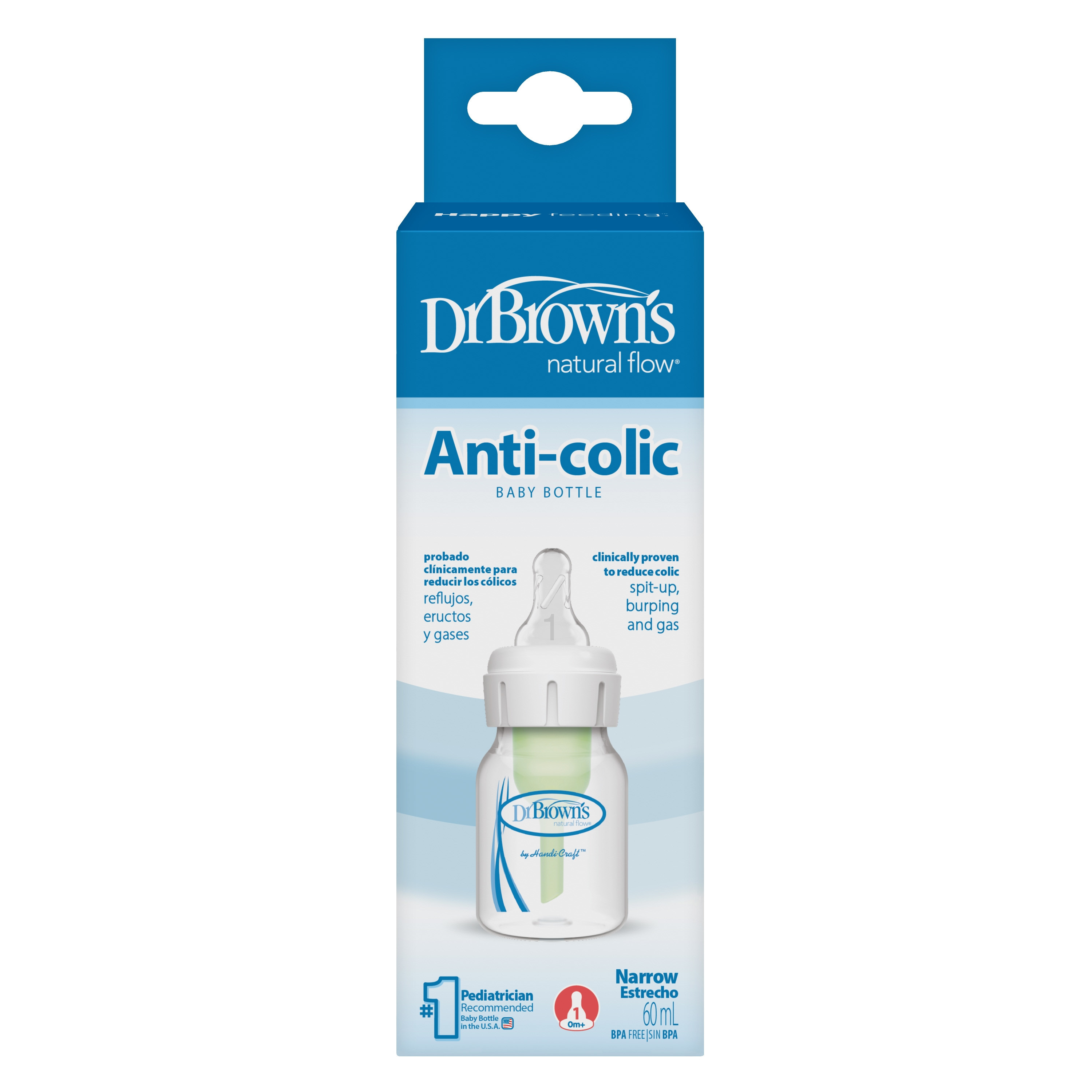 Dr. Brown's Narrow Options+ BPA Free Feeding Bottle - 60 ml-baby-feeding-feedingbottles-bottlesandteats-image-3