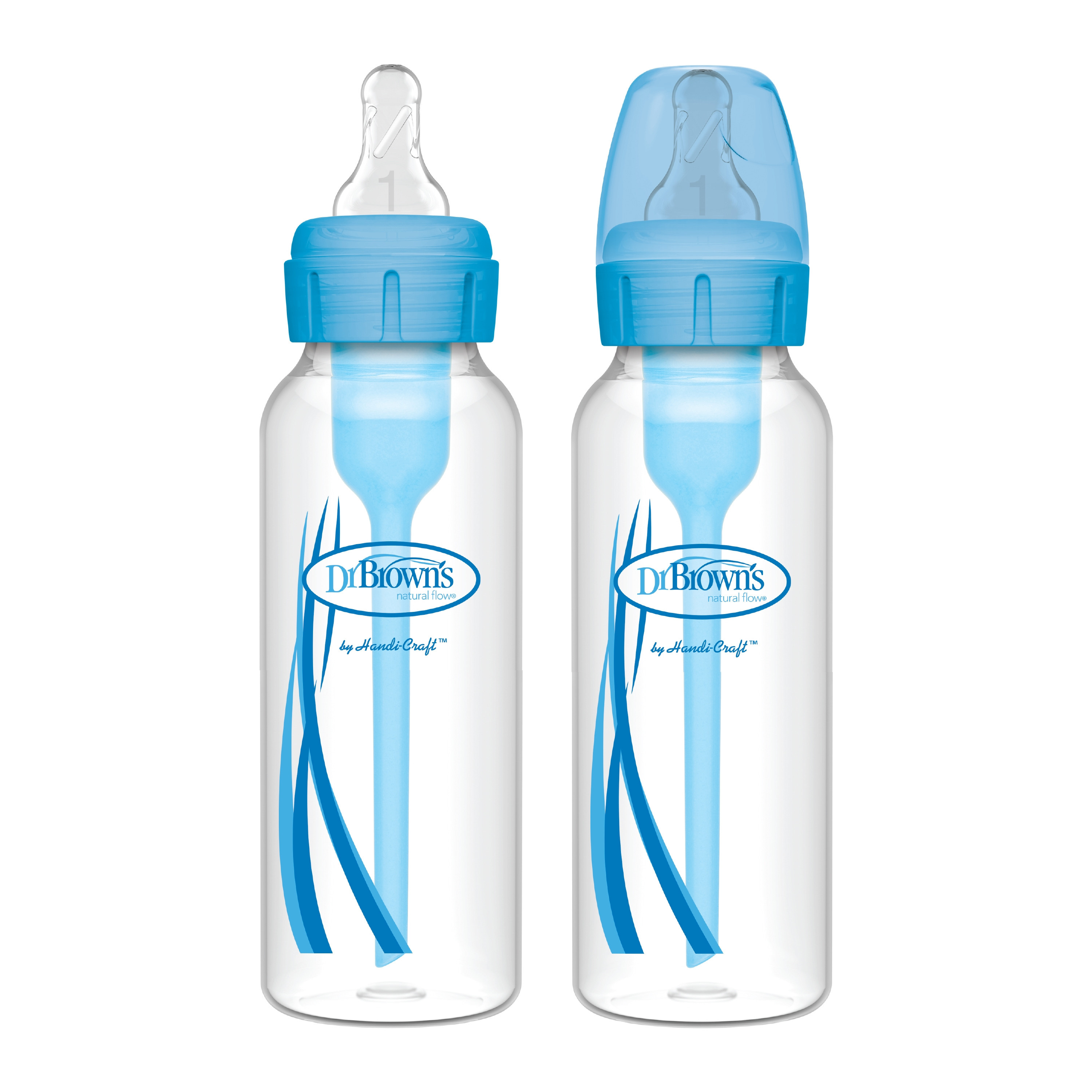Dr. Brown's 2-Piece Narrow Options+ BPA Free Feeding Bottles - 250 ml-baby-feeding-feedingbottles-bottlesandteats-image-1