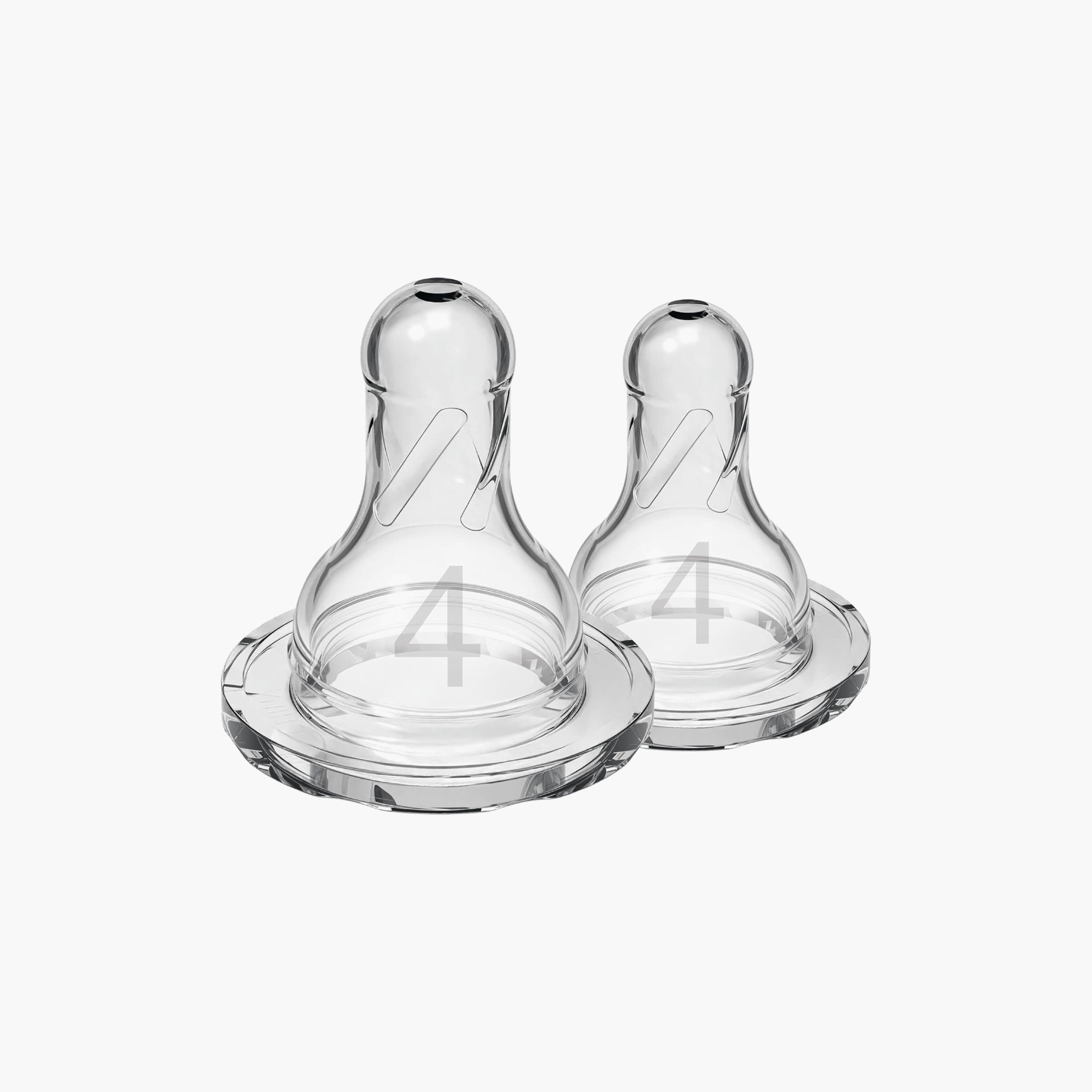 Dr. Brown's 2-Piece Level-4 BPA Free Silicone Narrow Nipples - 9 Months+-baby-feeding-feedingbottles-bottlesandteats-image-1