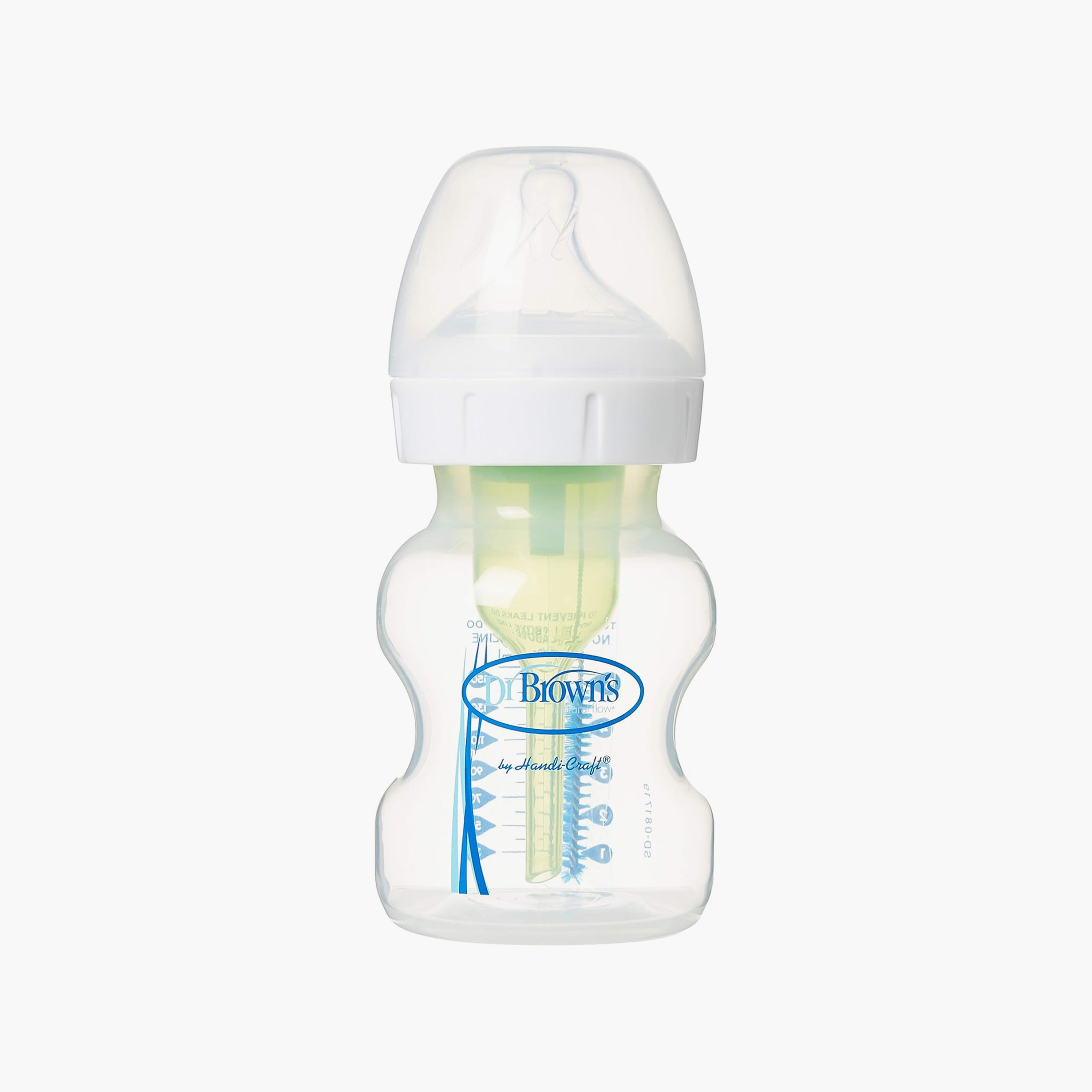 زجاجة رضاعة ذات العنق العريض والخالية من مادة BPA - 150 مل من دكتور براونز-baby-feeding-feedingbottles-bottlesandteats-image-1