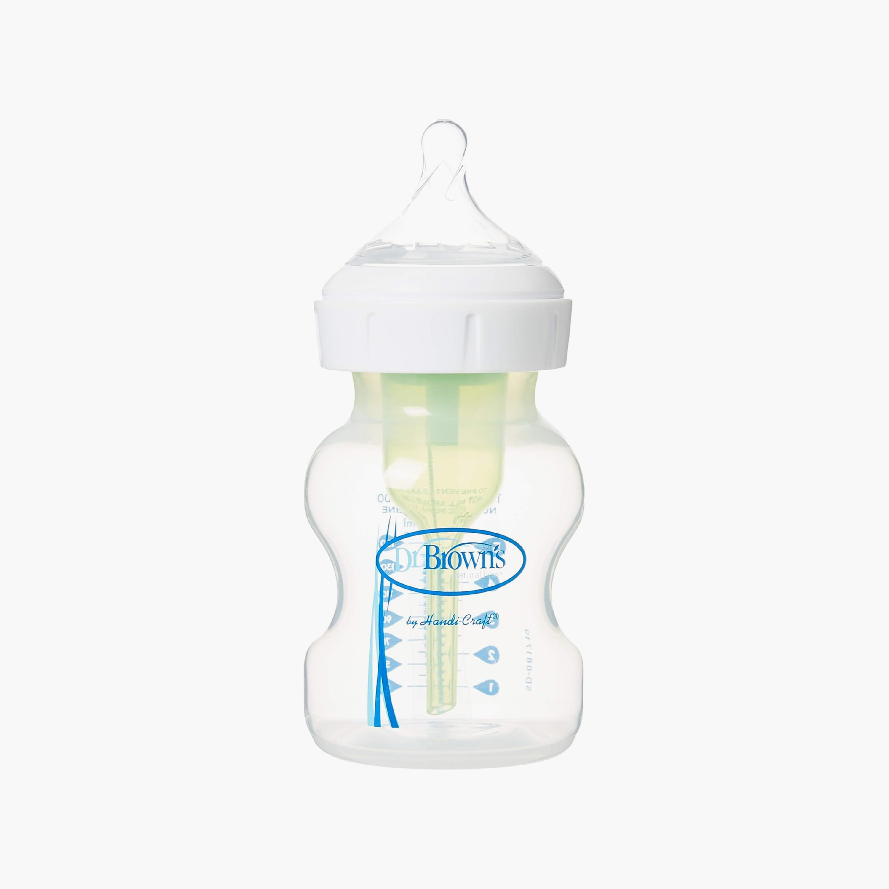 زجاجة رضاعة ذات العنق العريض والخالية من مادة BPA - 150 مل من دكتور براونز-baby-feeding-feedingbottles-bottlesandteats-image-2