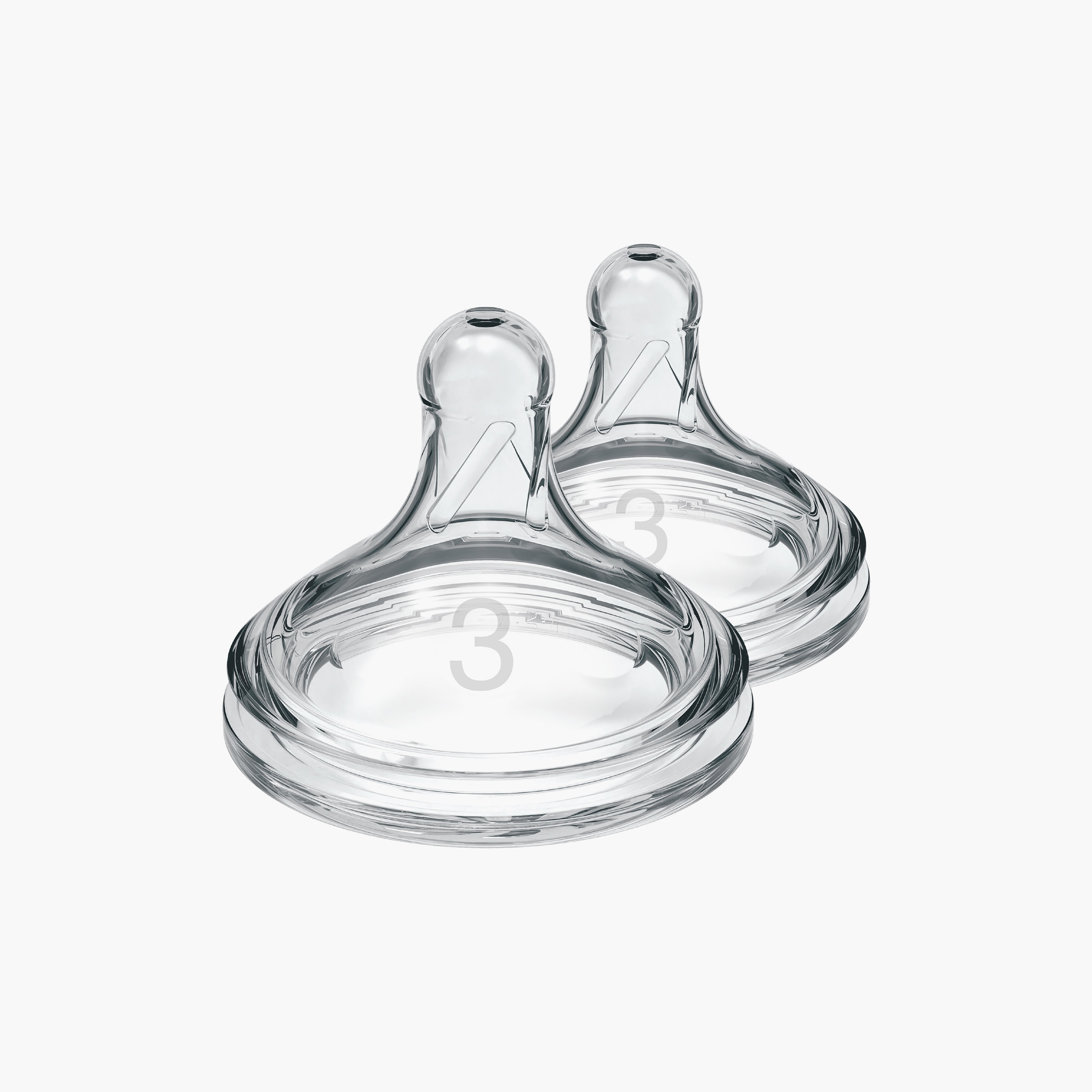 Dr. Brown's 2-Piece Level-3 Wide Neck Option+ BPA Free Nipples - 6 months+-baby-feeding-feedingbottles-bottlesandteats-image-1