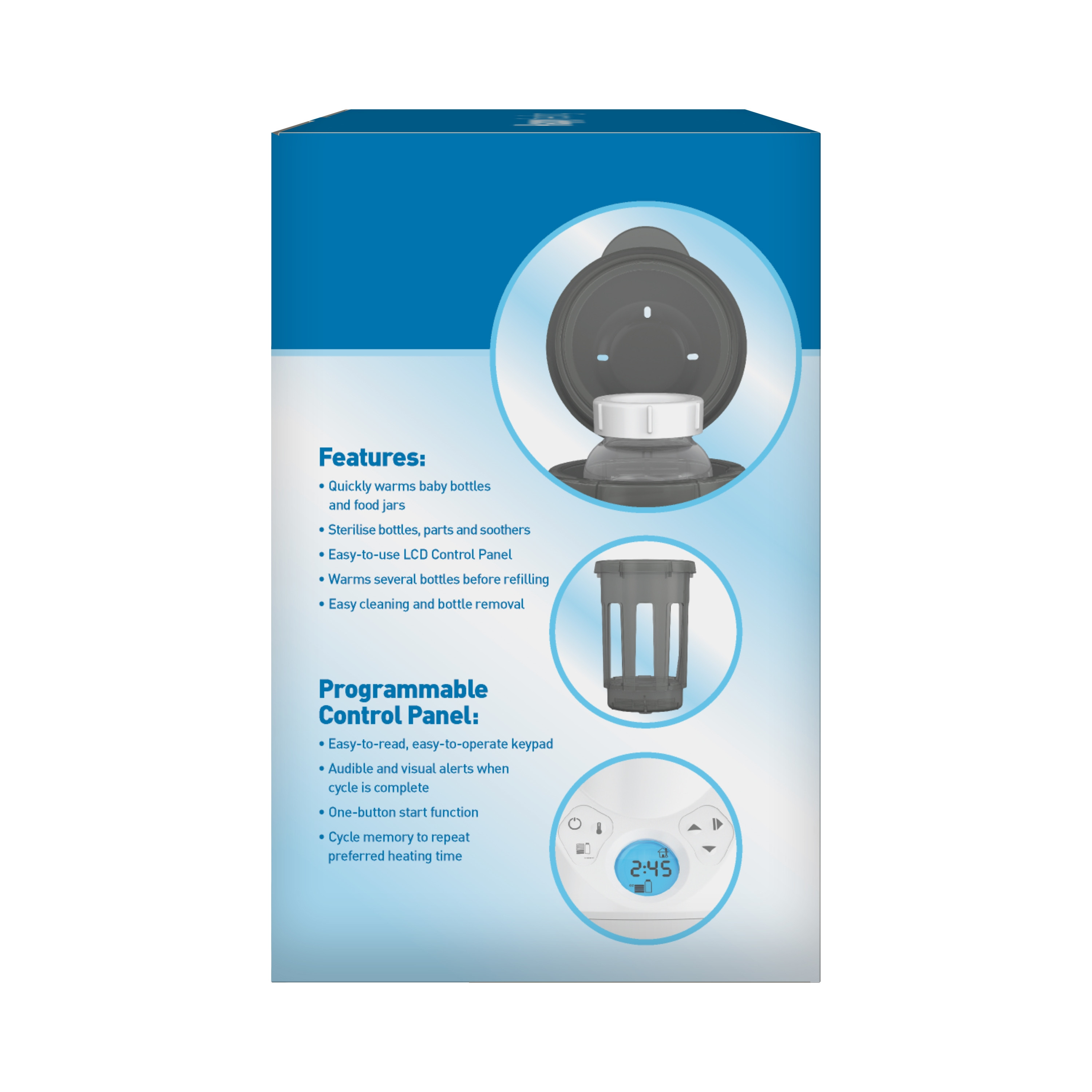 Dr. Brown's Deluxe Electric Bottle Warmer & Sterilizer - Type G Plug-baby-feeding-sterilizersandwarmers-image-6