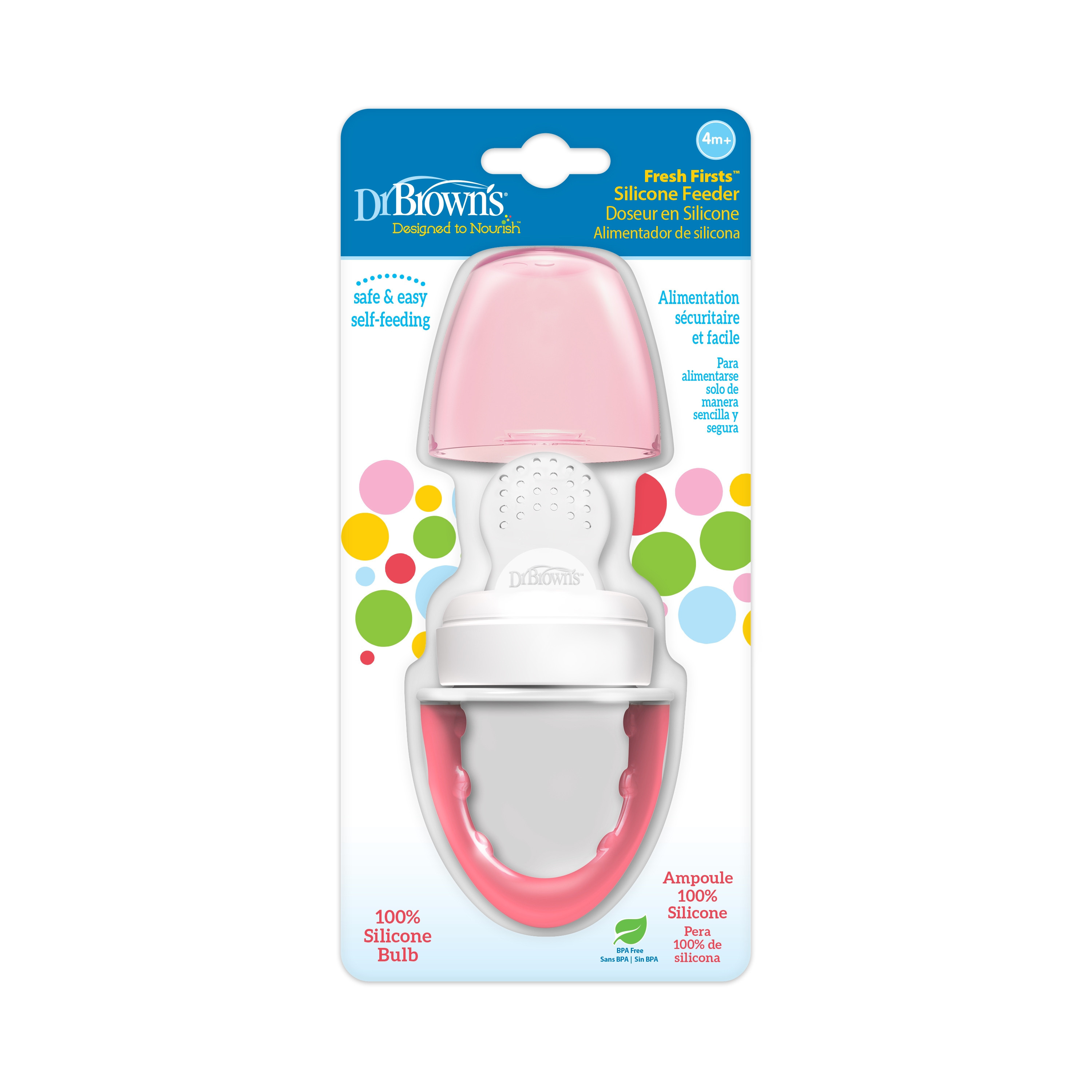 Dr. Brown's Fresh Firsts BPA Free Silicone Feeder - 4 Months+-baby-feeding-accessories-image-3