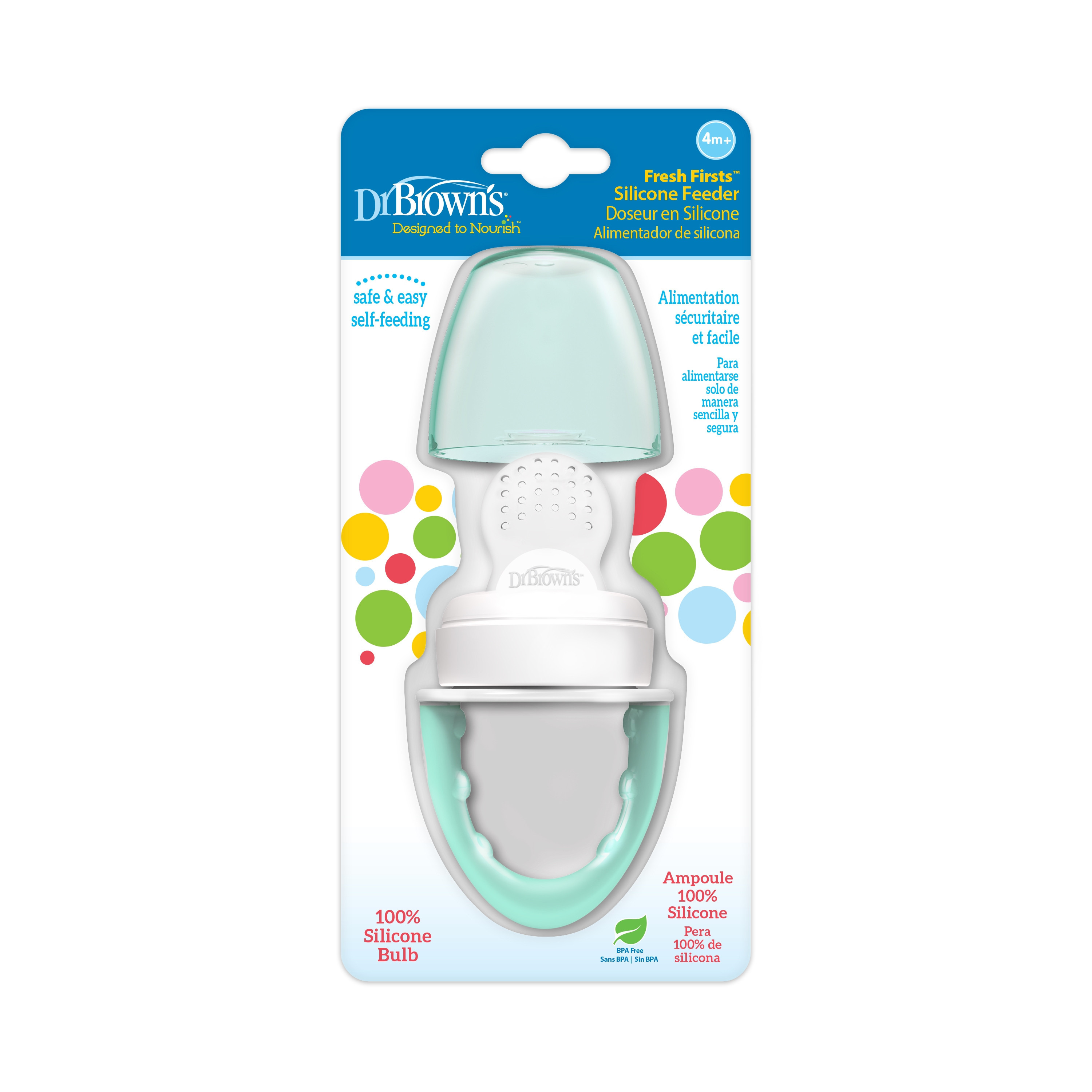 Dr. Brown's Fresh Firsts BPA Free Silicone Feeder - 4 Months+-baby-feeding-accessories-image-6