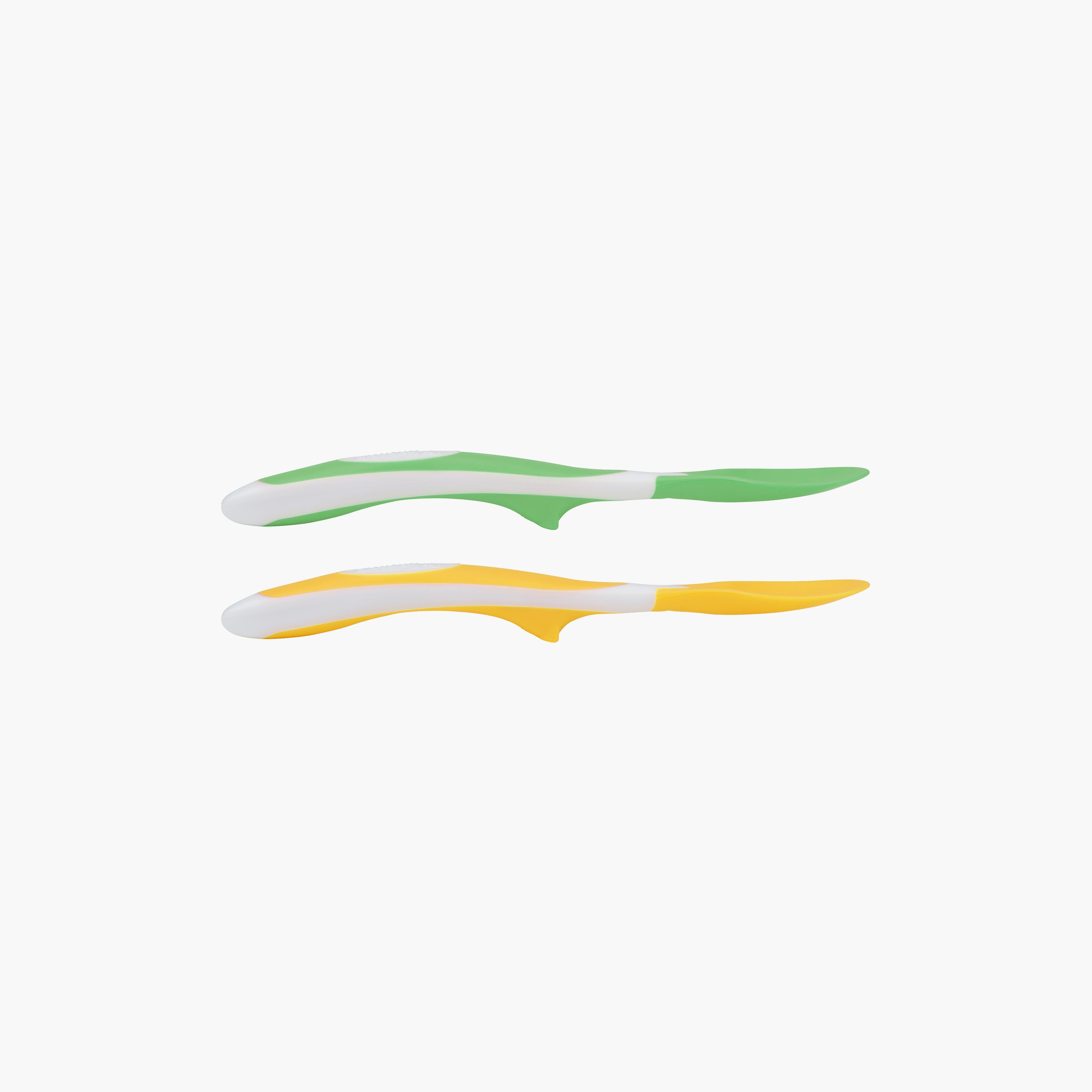 Dr. Brown's 2-Piece Soft-Tip Spoons - Yellow & Green-baby-feeding-accessories-image-2
