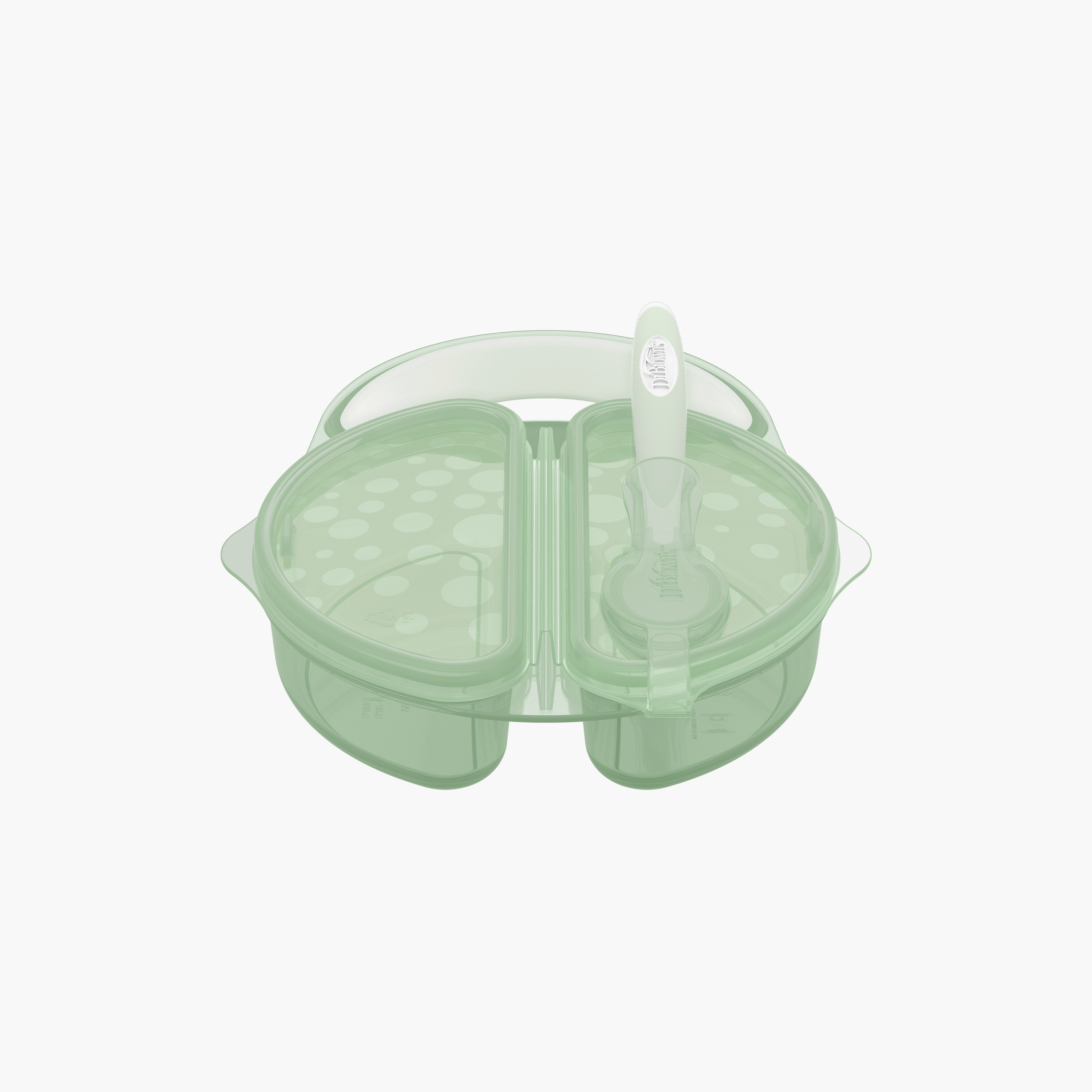 Dr. Brown's Travel Fresh Bowl with Snap-in Spoon - Teal-baby-feeding-accessories-image-4