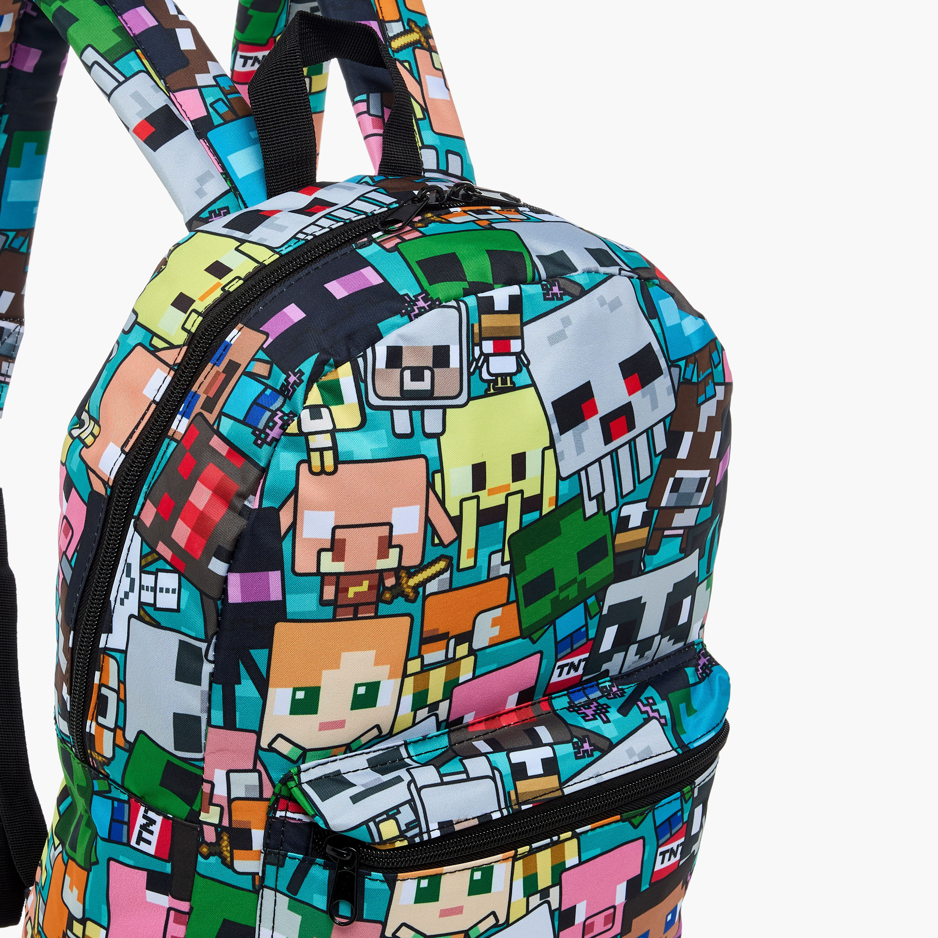 Minecraft Print Backpack with Adjustable Shoulder Straps - 16 inches-school-bagsandbackpacks-backpacks-image-5