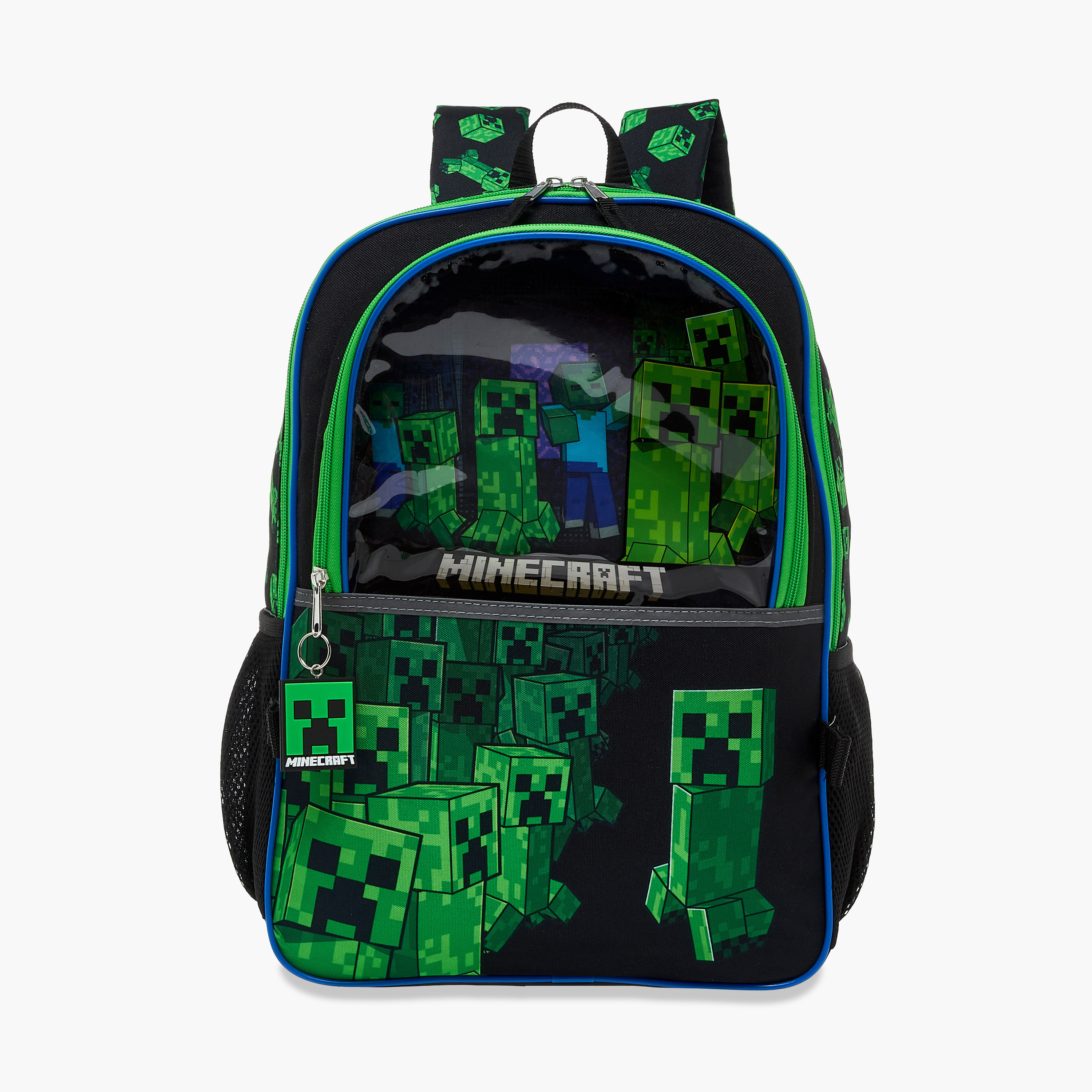 طقم شنط ظهر 4 قطع بطبعات كريبر ماينكرافت - 16 بوصة-school-bagsandbackpacks-sets-image-2