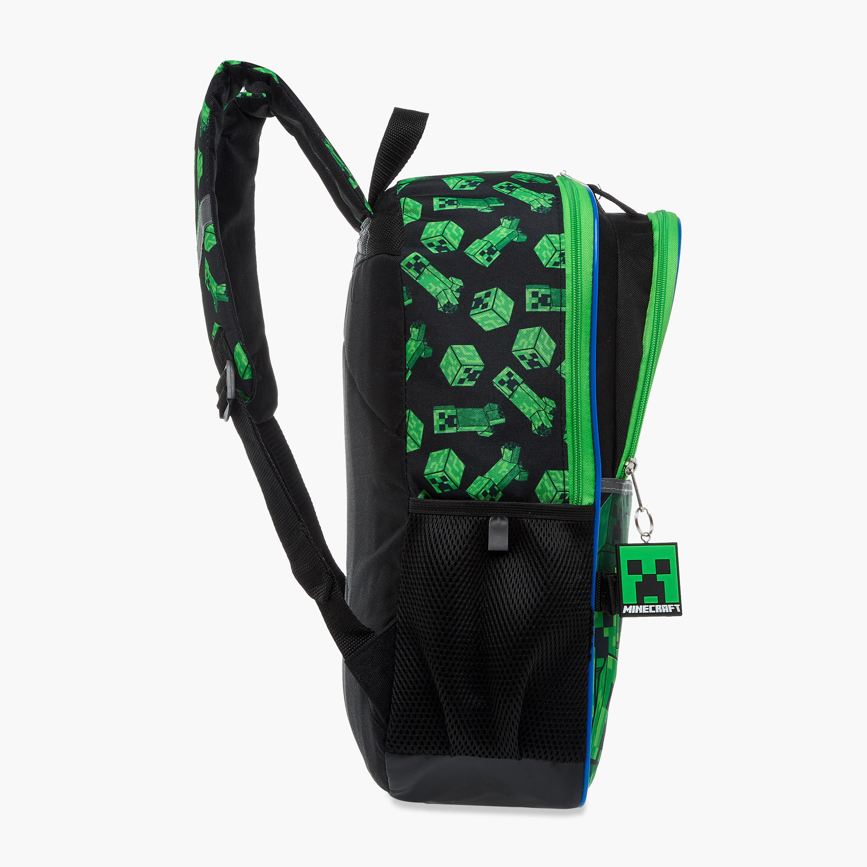طقم شنط ظهر 4 قطع بطبعات كريبر ماينكرافت - 16 بوصة-school-bagsandbackpacks-sets-image-4