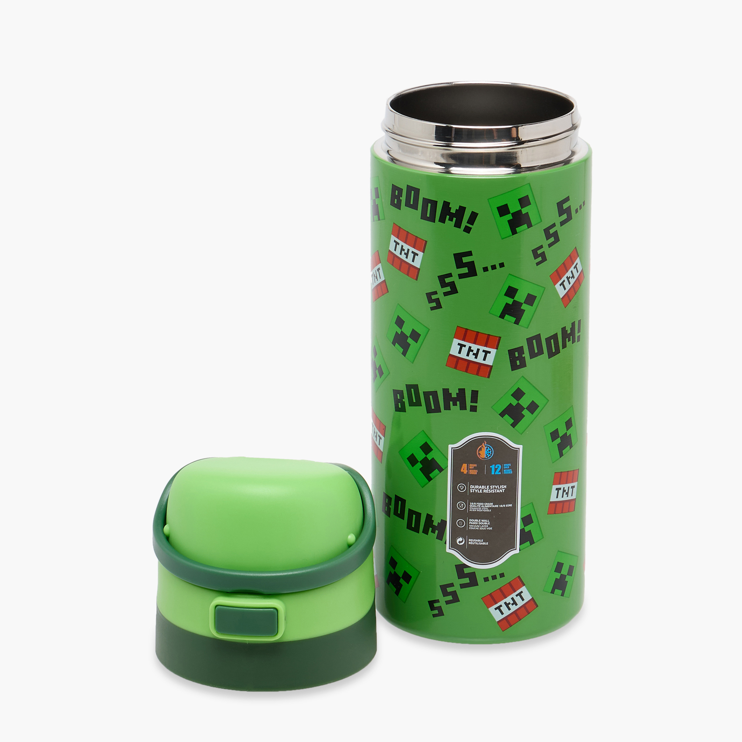 Minecraft Printed Sipper Water Bottle-school-waterbottles-image-2