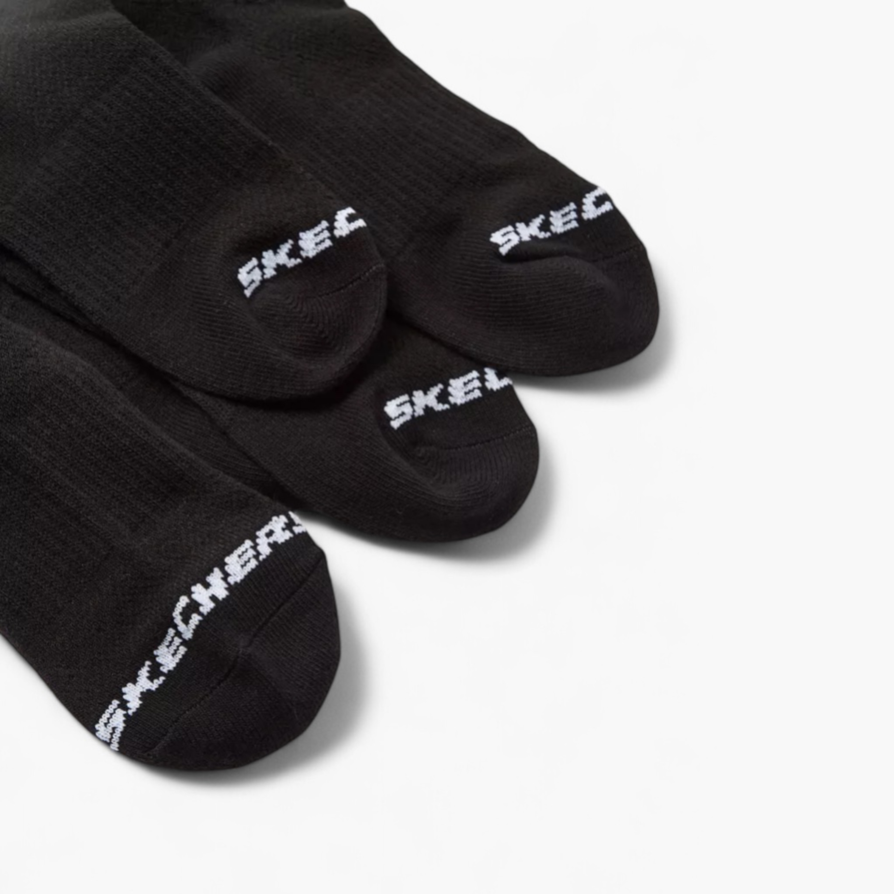 Skechers Solid Non Terry Ankle Length Socks - Set of 5-girls-accessories-socks-image-4