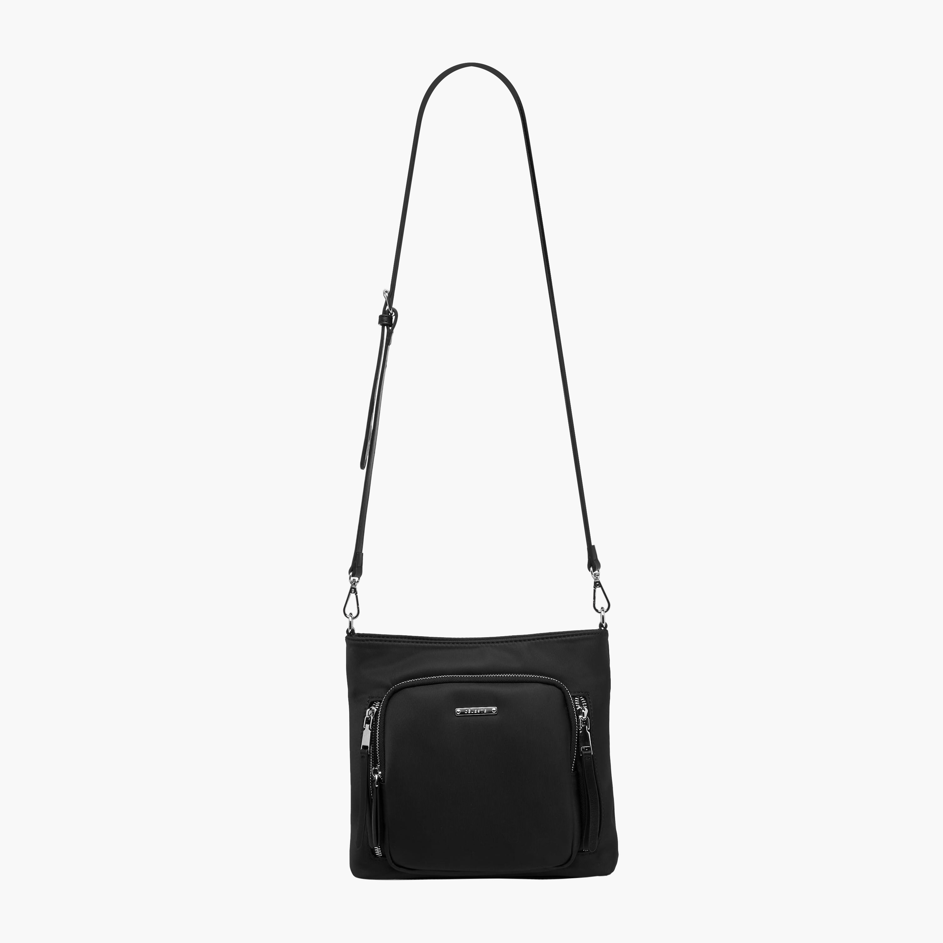 Celeste Solid Crossbody Bag with Zip Closure-women-bagsandwallets-handbags-image-3