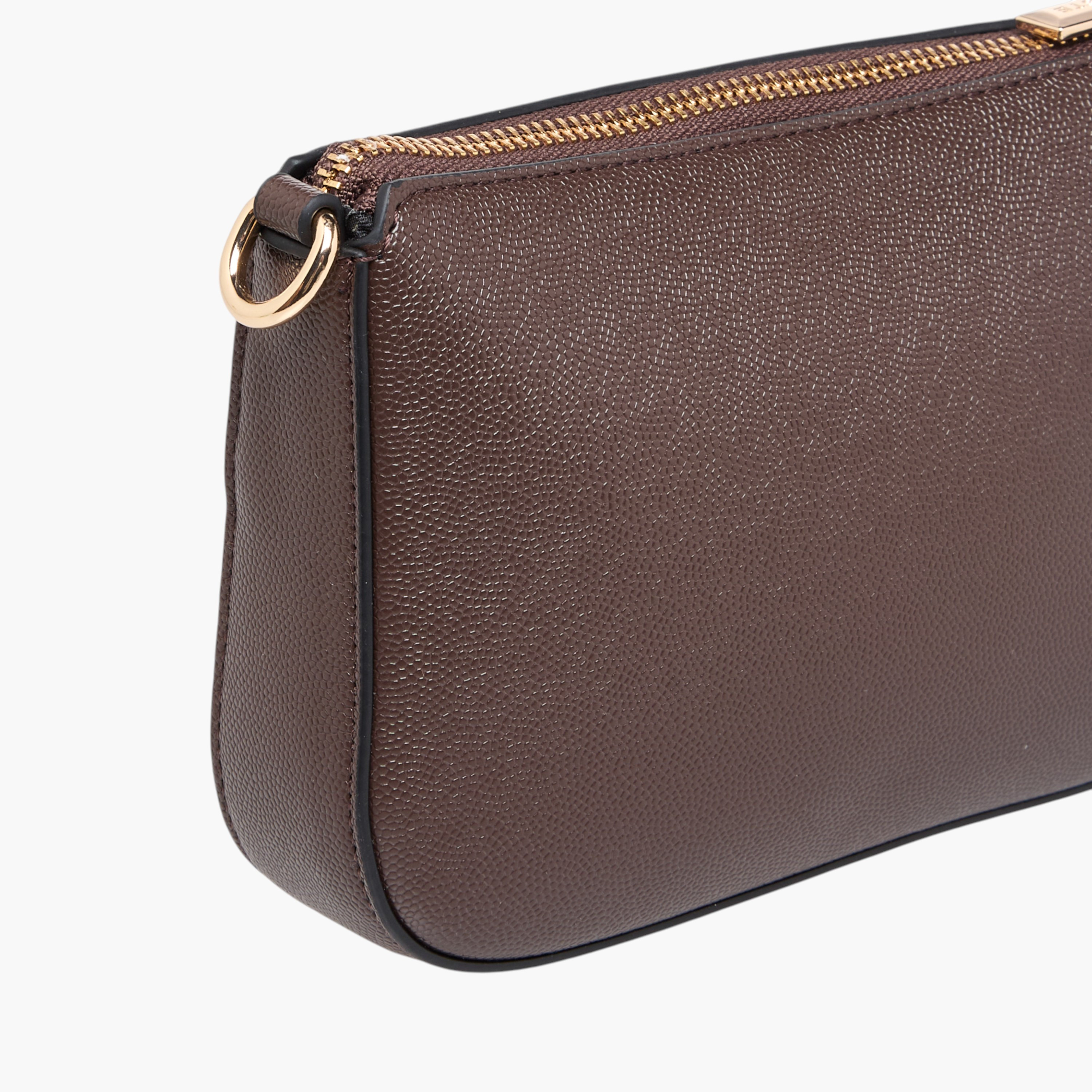 شنطة كروس بودي بنقوش مونوجرام وحزام سلسلة قابل للفصل وسحاب إغلاق من سيليست-women-bagsandwallets-handbags-image-5