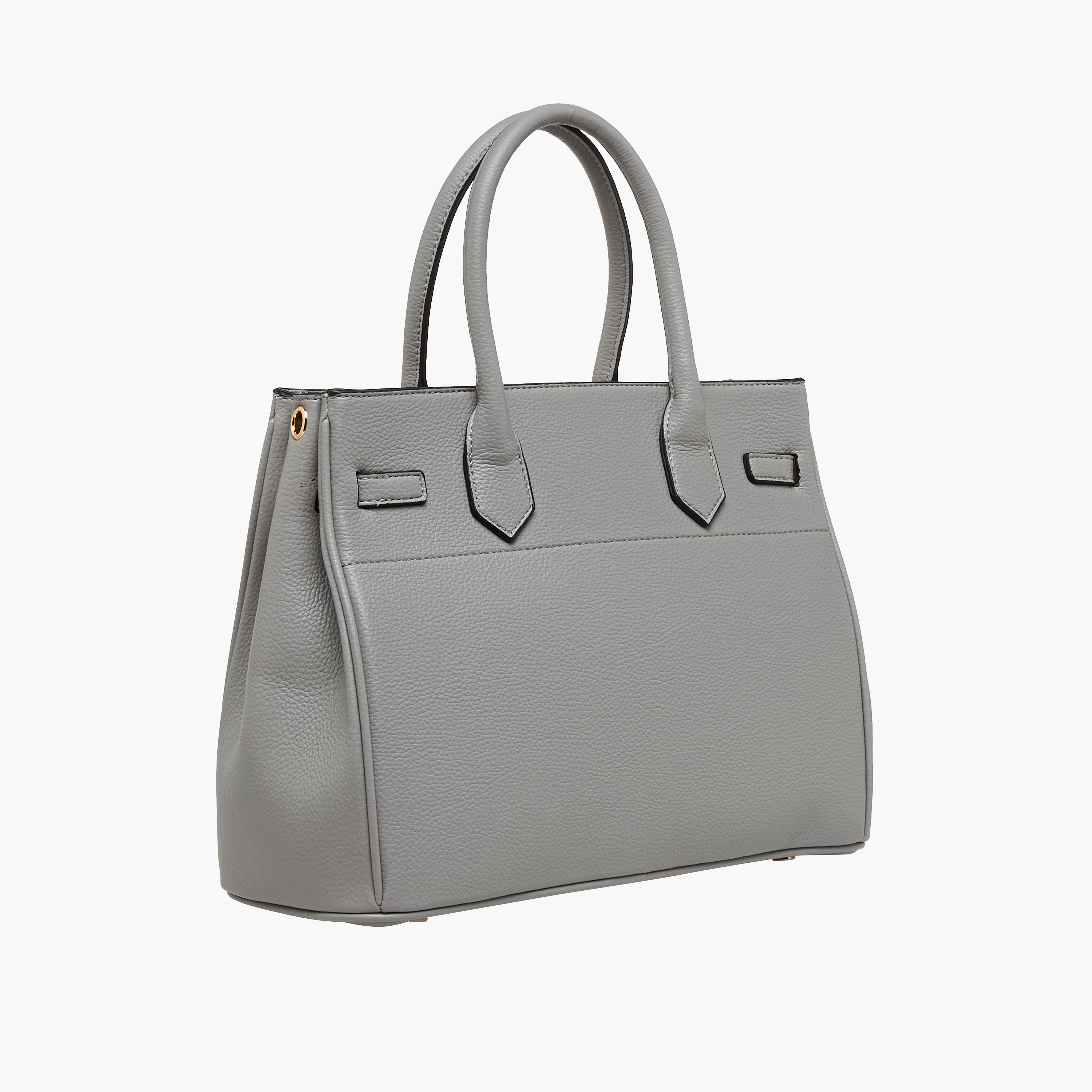 شنطة توتي سادة بسحاب إغلاق ومقابض مزدوجة من سيليست-women-bagsandwallets-handbags-image-4