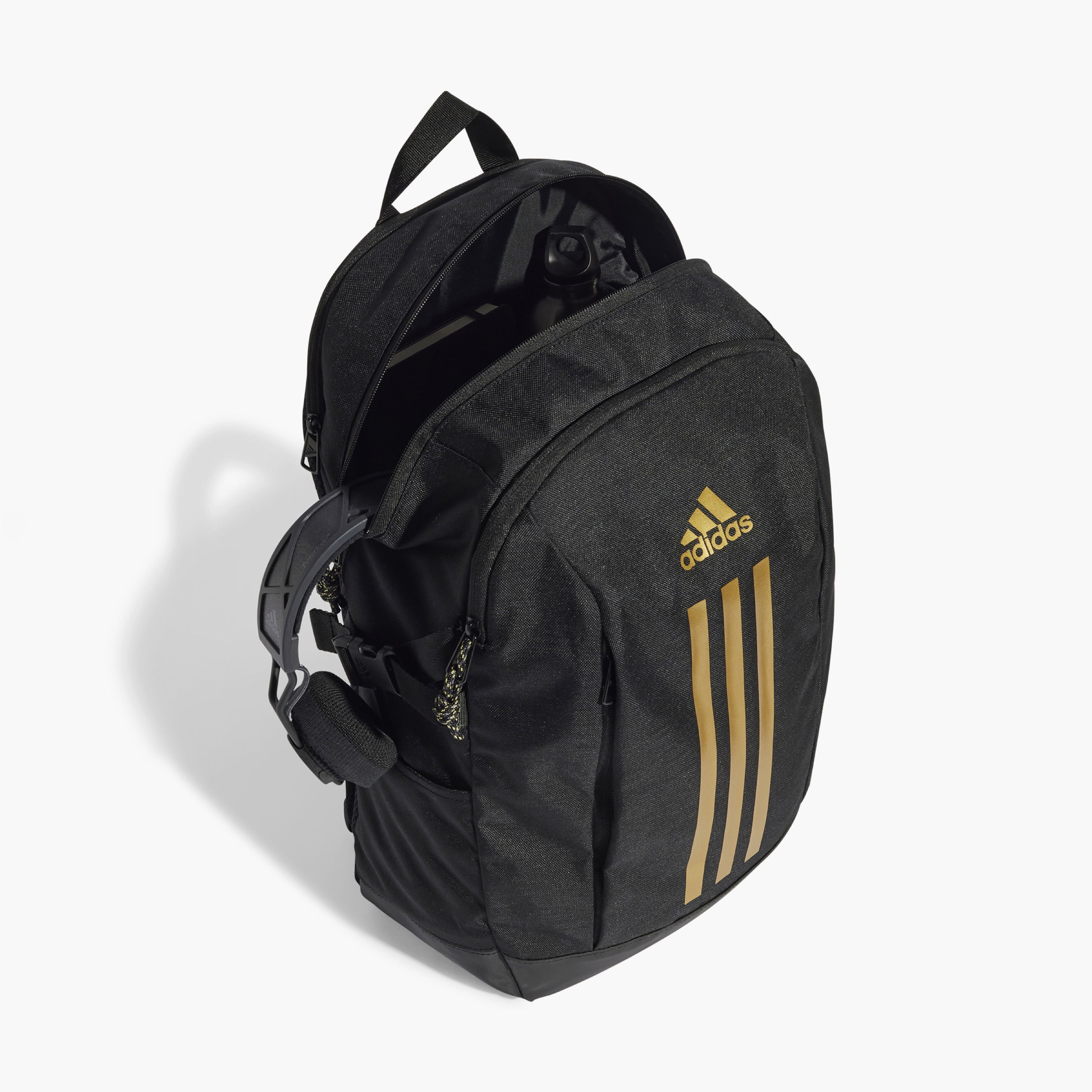 adidas Logo Print School Backpack with Adjustable Straps and Zip Closure -19x30x46 cm-school-bagsandbackpacks-backpacks-image-3