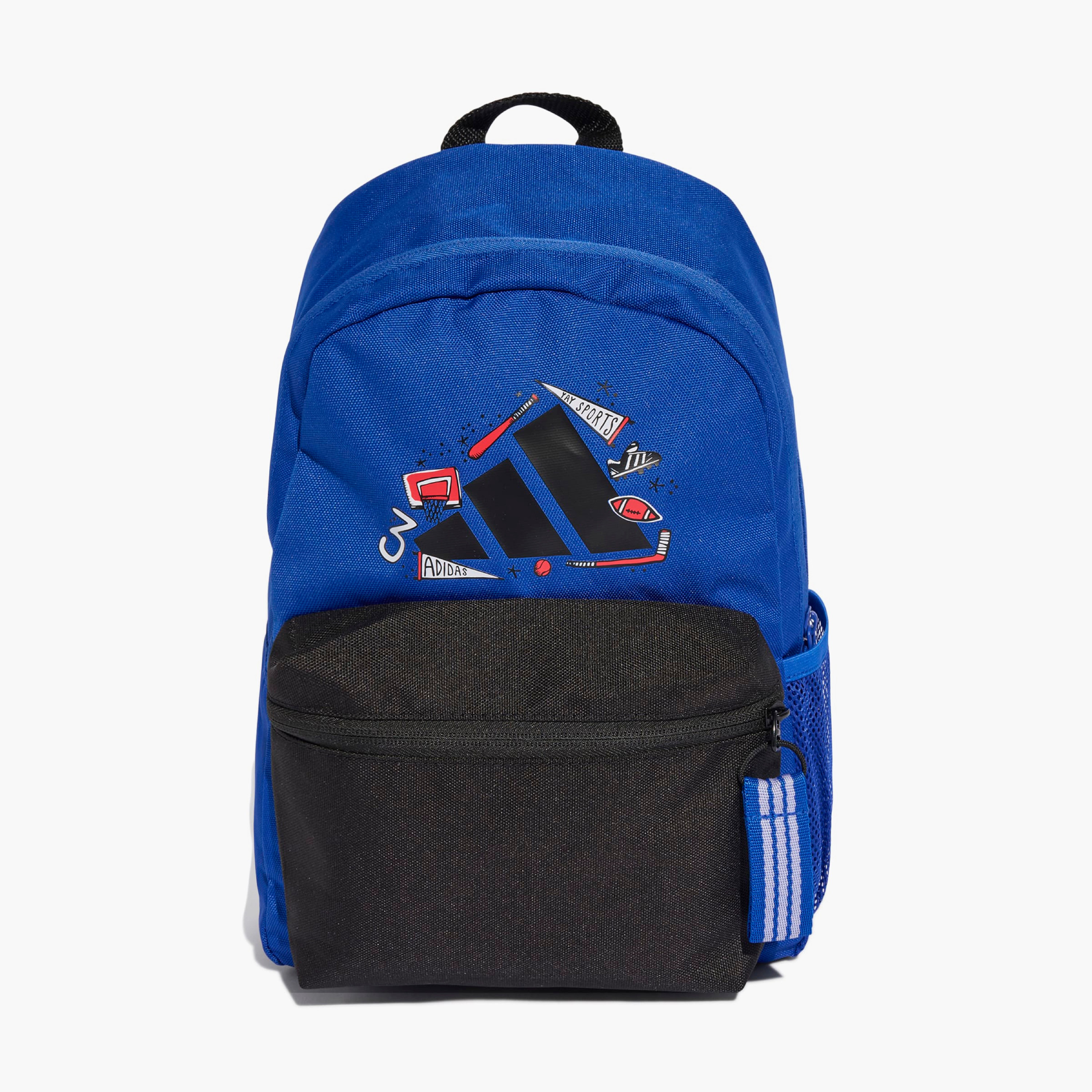 adidas Printed School Backpack with Adjustable Shoulder Straps and Zip Closure - 19x30x46 cm-school-bagsandbackpacks-backpacks-image-1