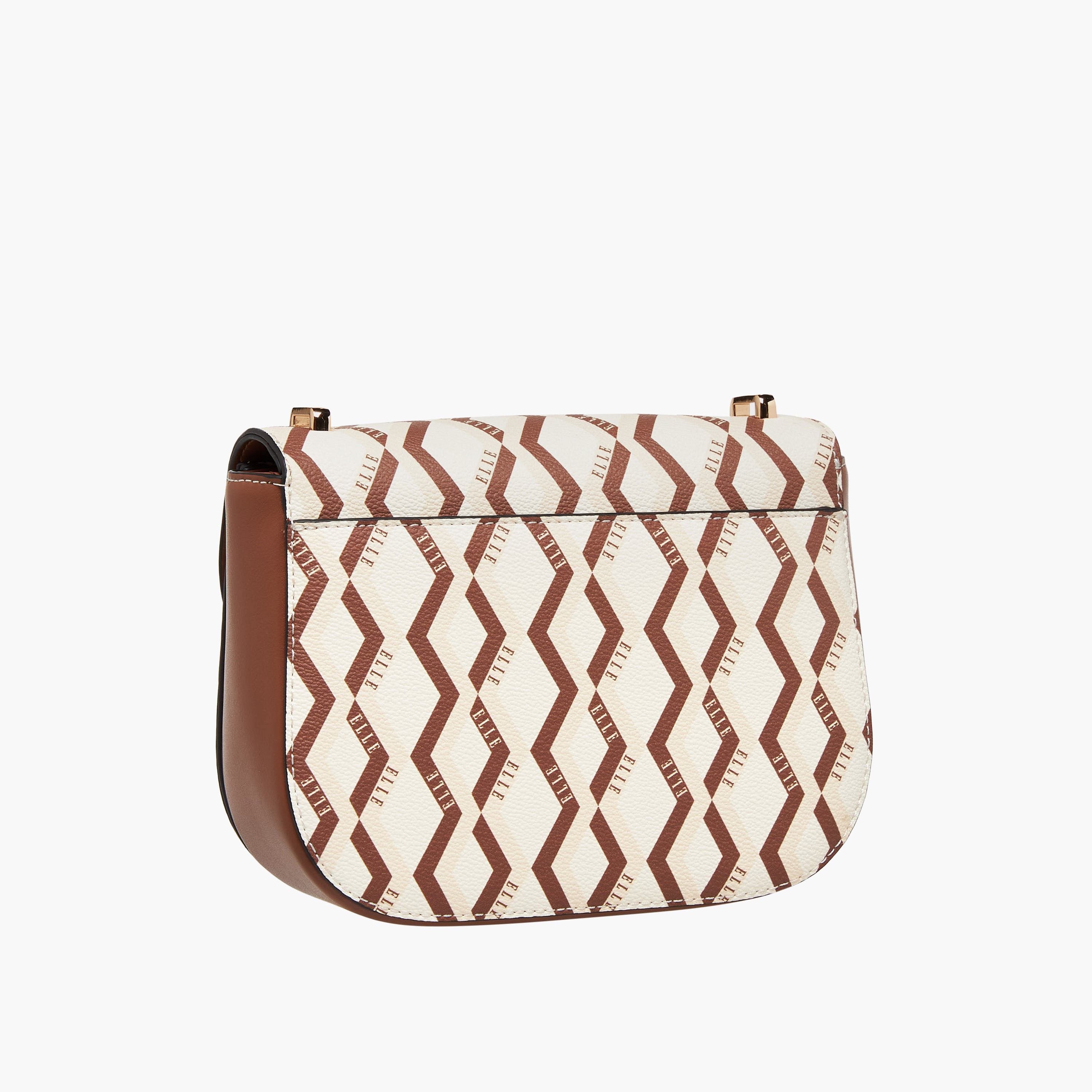 Elle Monogram Print Crossbody Bag with Adjustable Strap-women-bagsandwallets-handbags-image-4