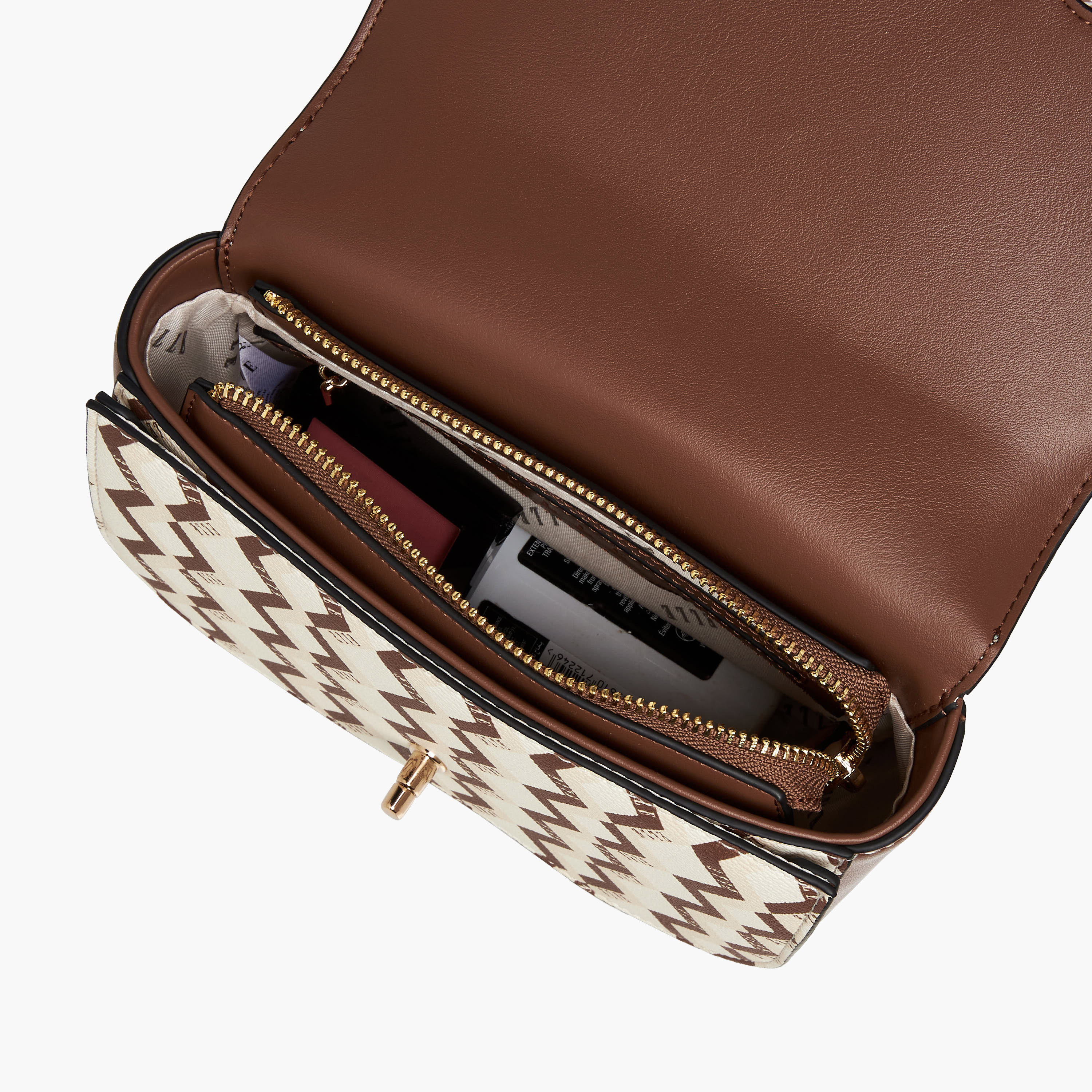 Elle Monogram Print Crossbody Bag with Adjustable Strap-women-bagsandwallets-handbags-image-8