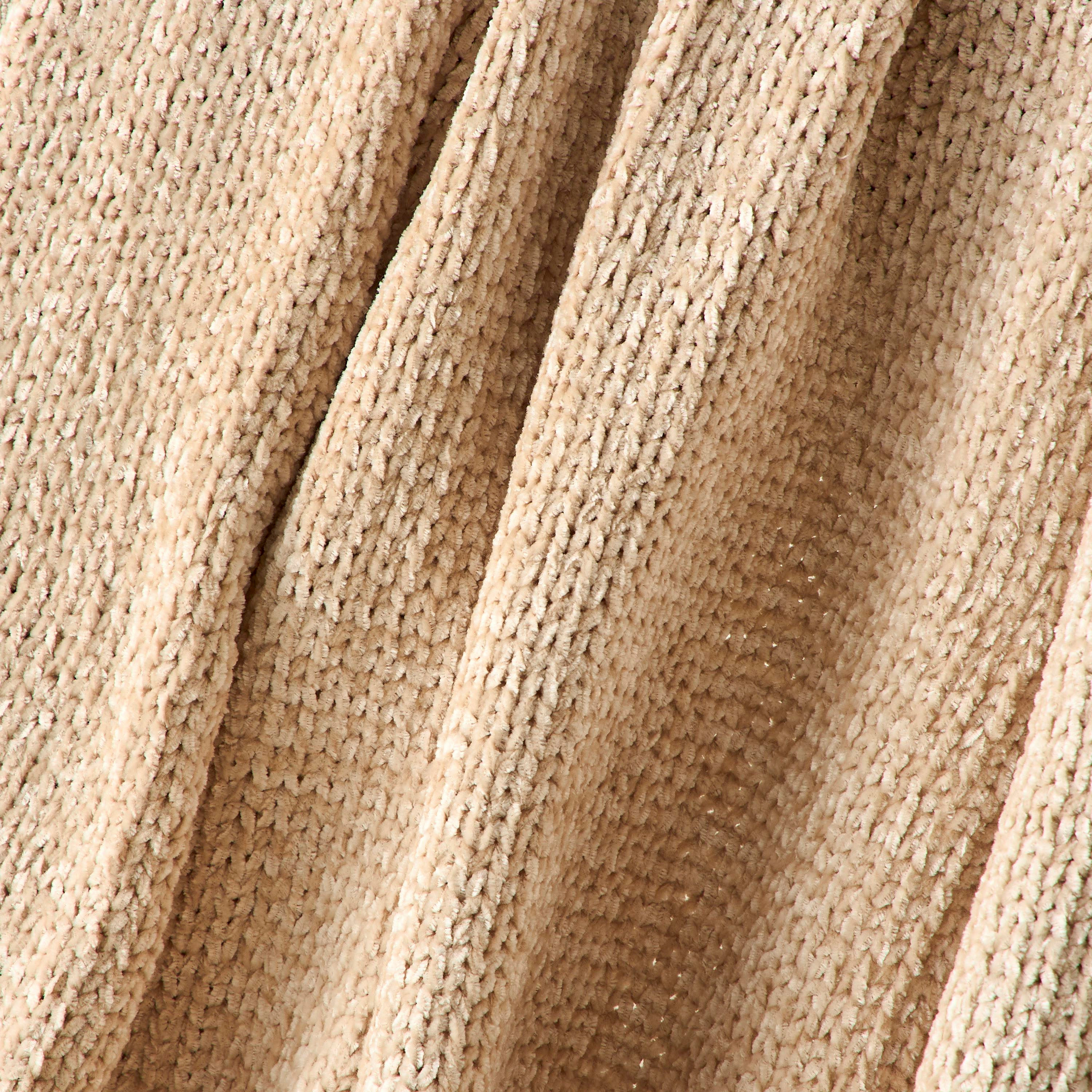 Knitted Chenille Throw - 127x152 cms-household-cushionsandthrows-throwsandblankets-throws-image-3