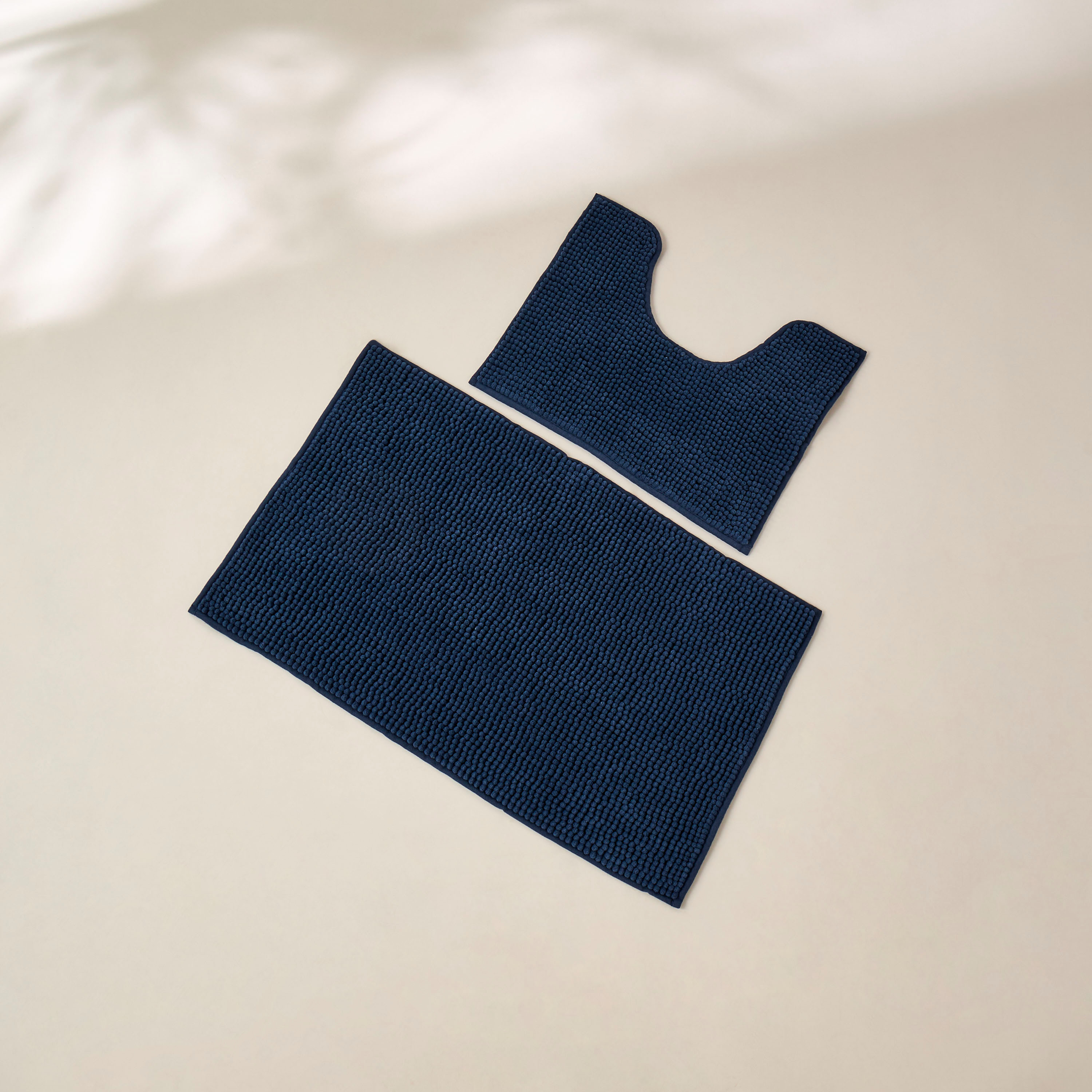 Chenille Loop 2-Piece Textured Anti-Slip Bath Mat Set-household-bathandlaundry-bathlinen-bathmatsandtubmats-image-1