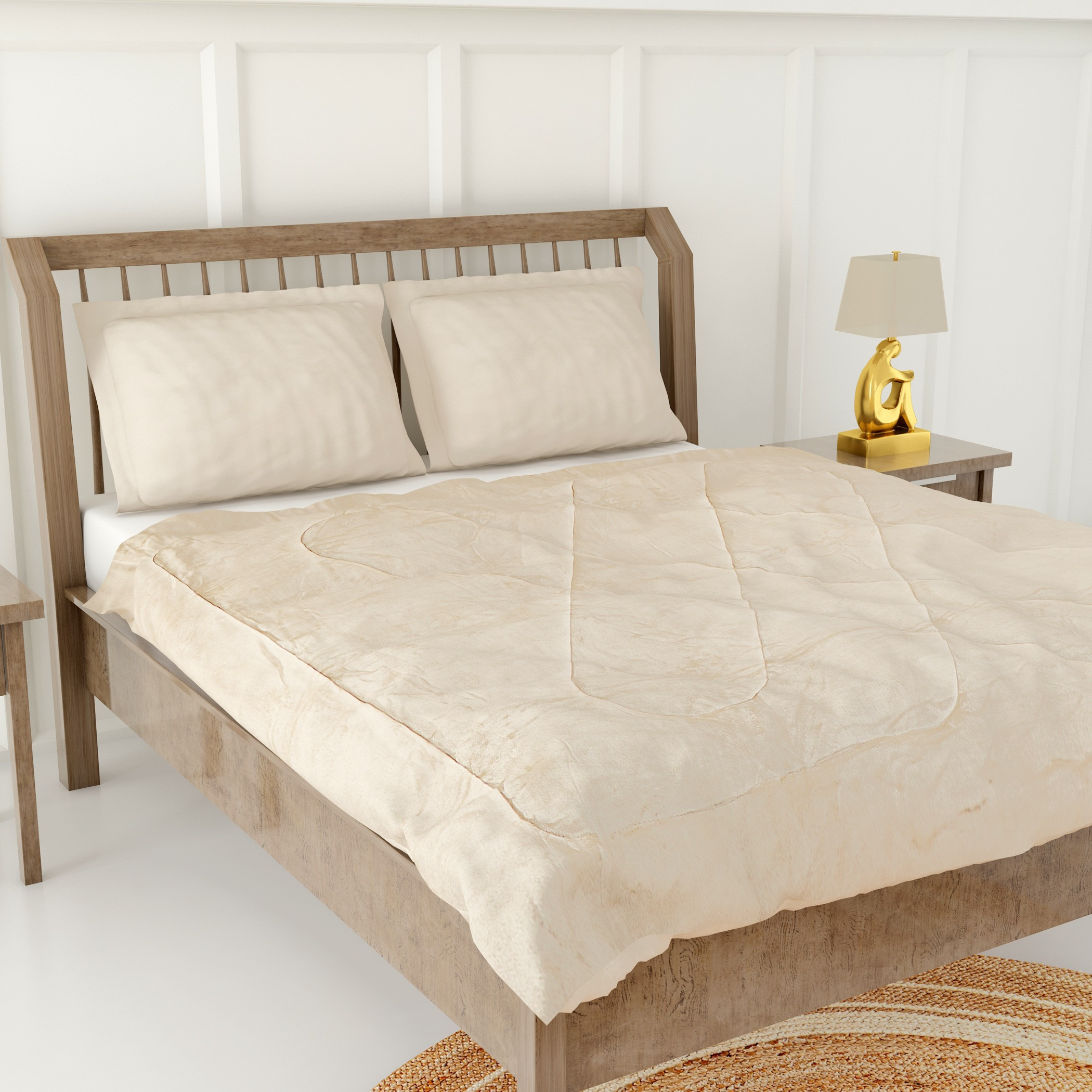 Textured 3-Piece Comforter Set - 220x240 cms-household-bedding-comfortersandbedspreads-comforters-image-3