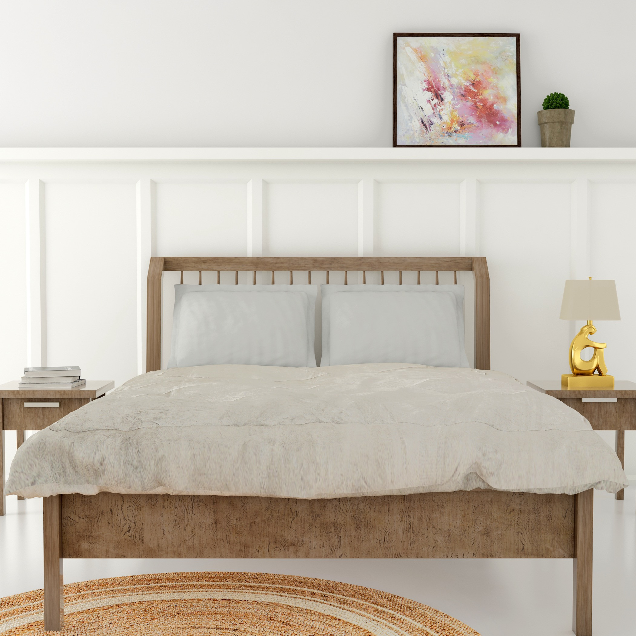 Textured 3-Piece Comforter Set - 240x260 cms-household-bedding-comfortersandbedspreads-comforters-image-1