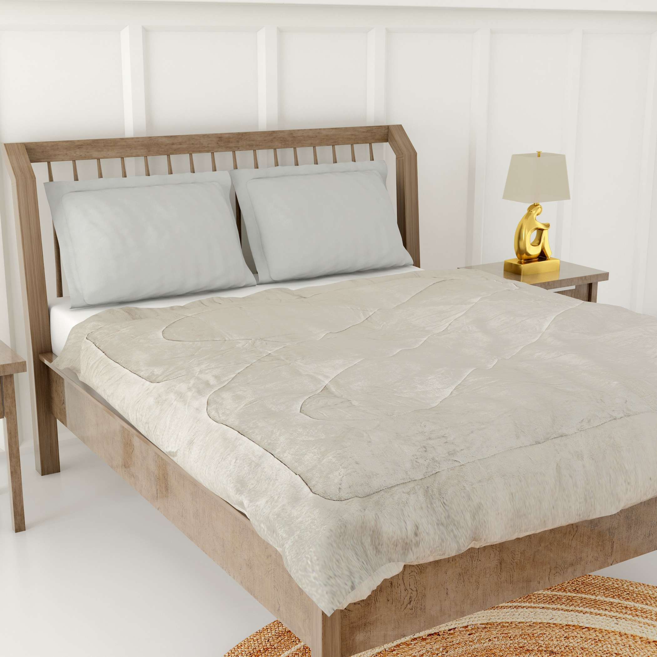 Textured 3-Piece Comforter Set - 240x260 cms-household-bedding-comfortersandbedspreads-comforters-image-3