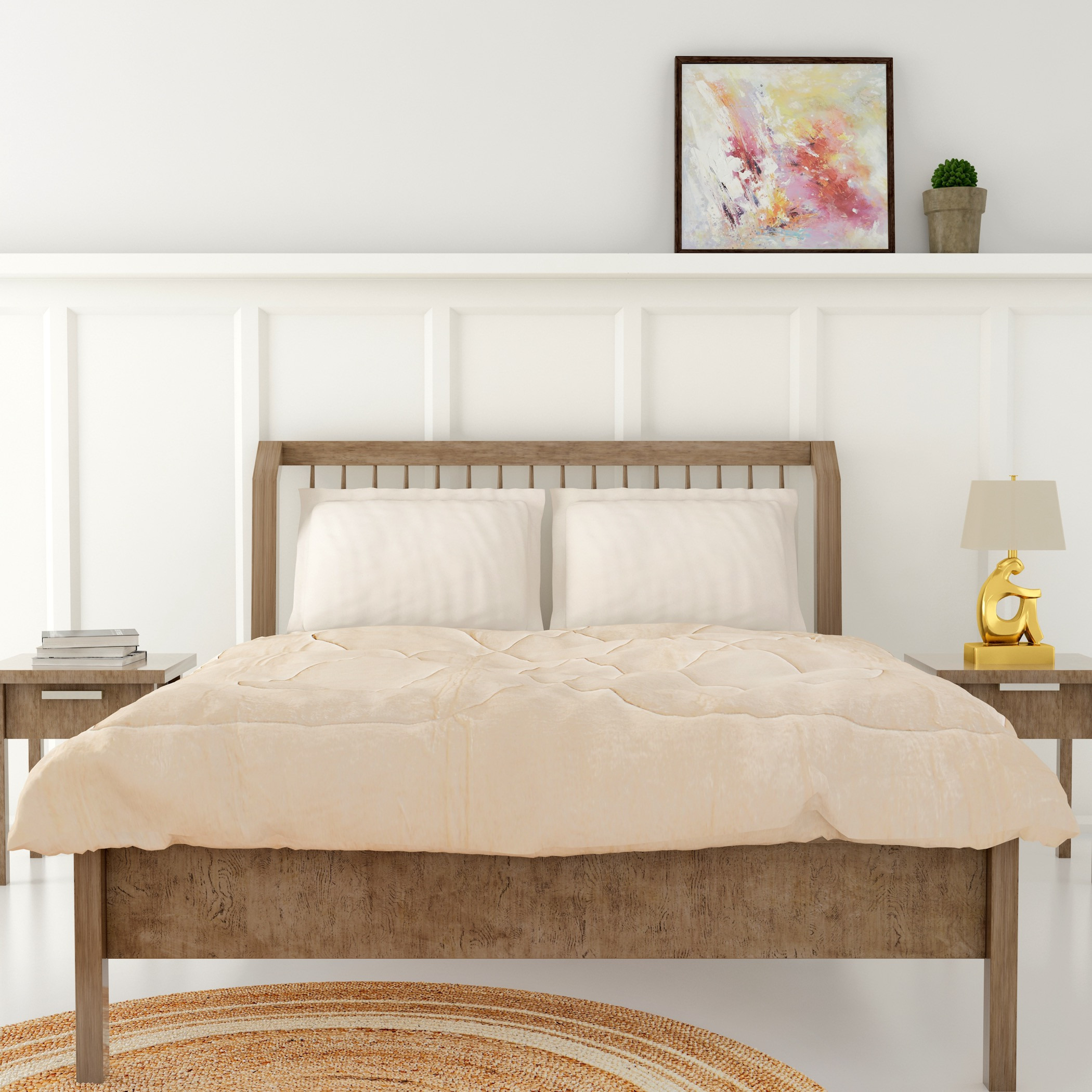 Textured 3-Piece Comforter Set - 240x260 cms-household-bedding-comfortersandbedspreads-comforters-image-1
