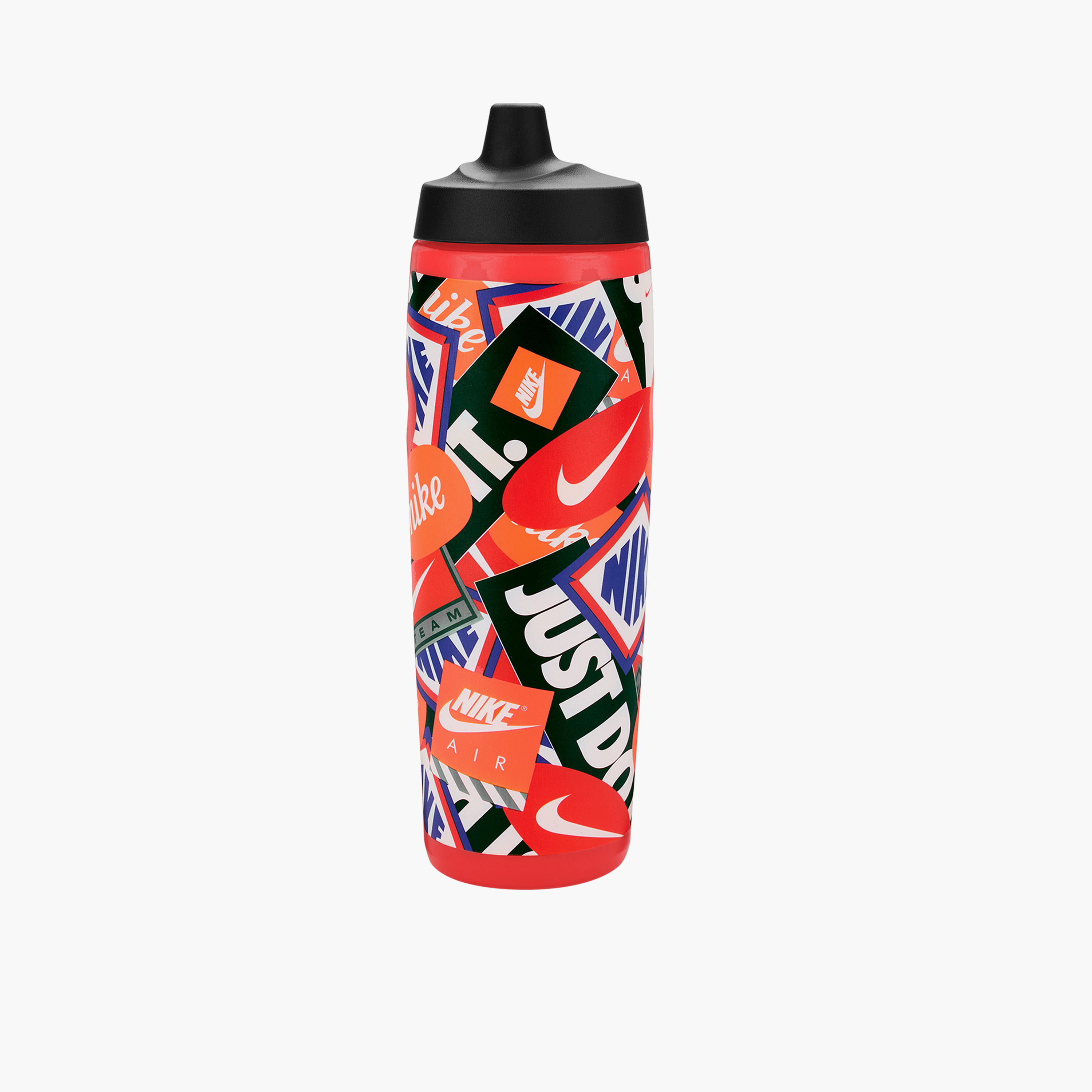 قارورة ماء بلاستيك بفم كبير وطبعات من نايك - 950 مل-school-waterbottles-image-1