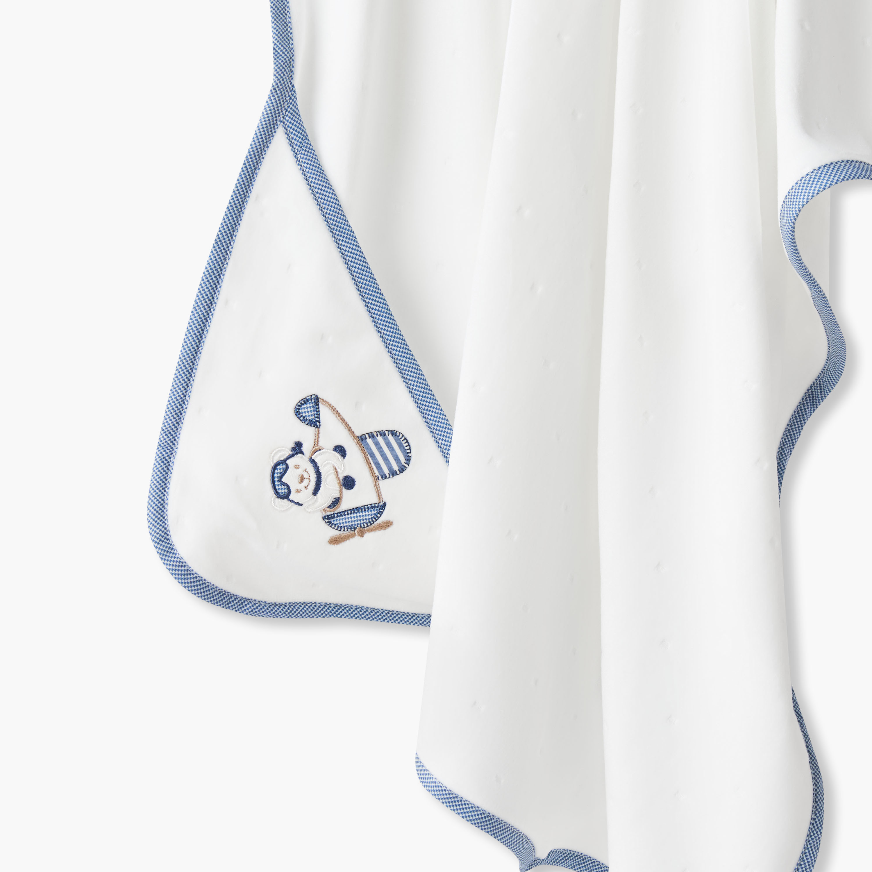 Giggles Receiving Blanket with Hood, 80x80 cm-baby-nursery-blanketsandswaddles-receivingblankets-image-4