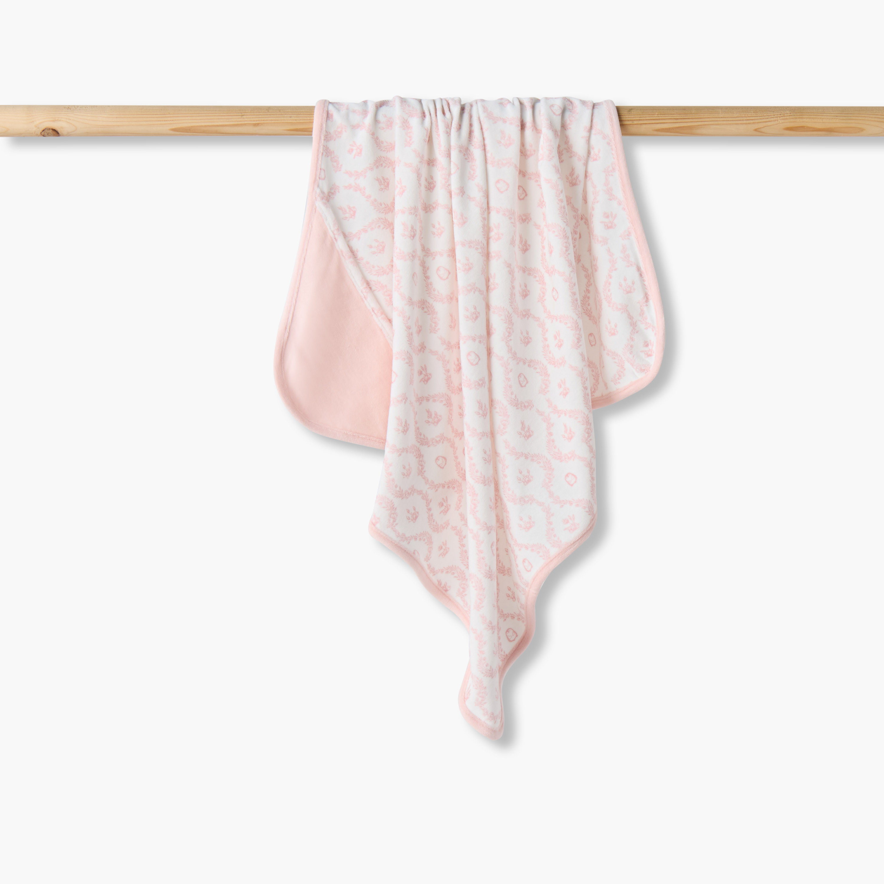 Giggles Blanket with Hood, 80x80 cm-baby-nursery-blanketsandswaddles-blanketsandquilts-image-1