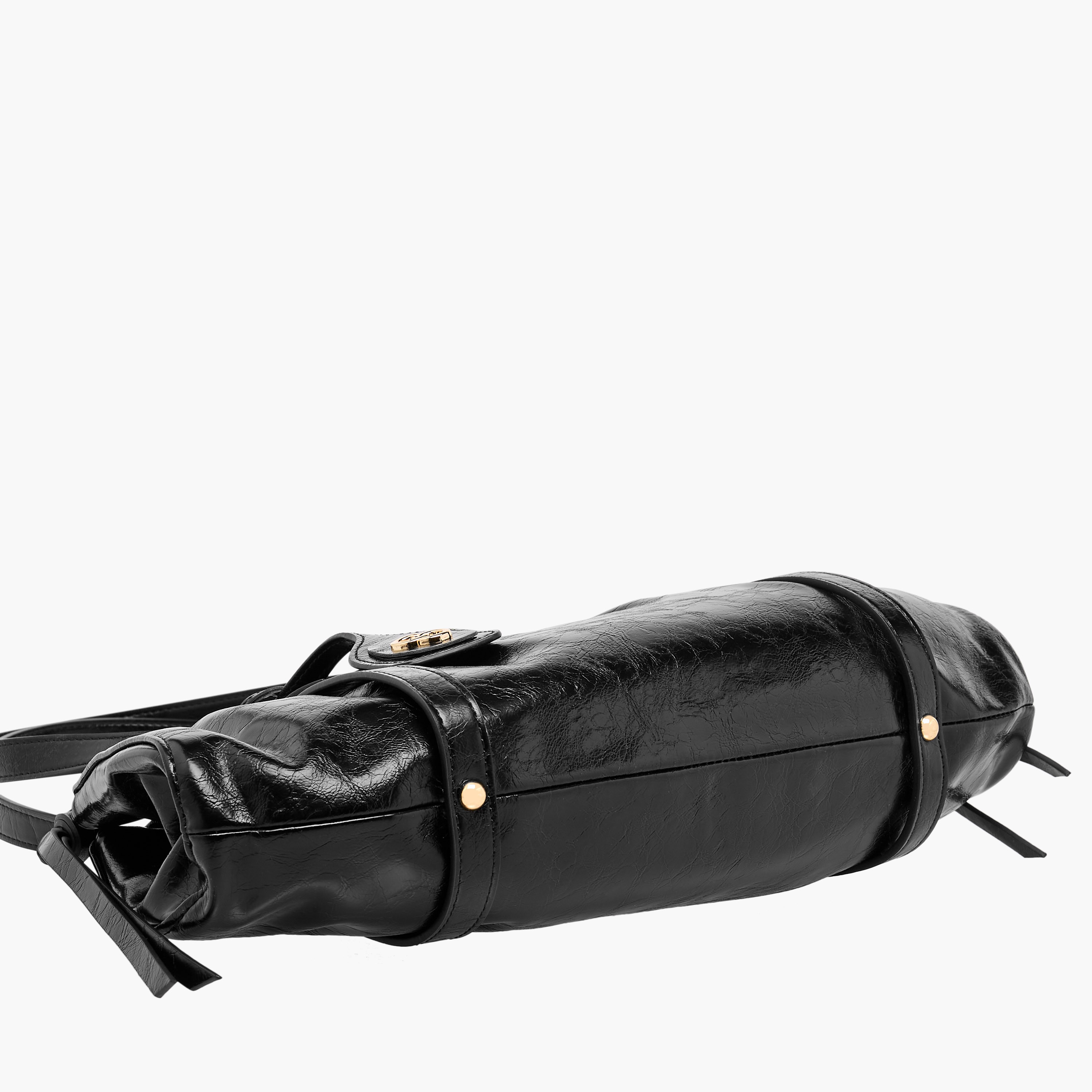 Celeste Solid Shoulder Bag with Ruched Detail-women-bagsandwallets-handbags-image-7