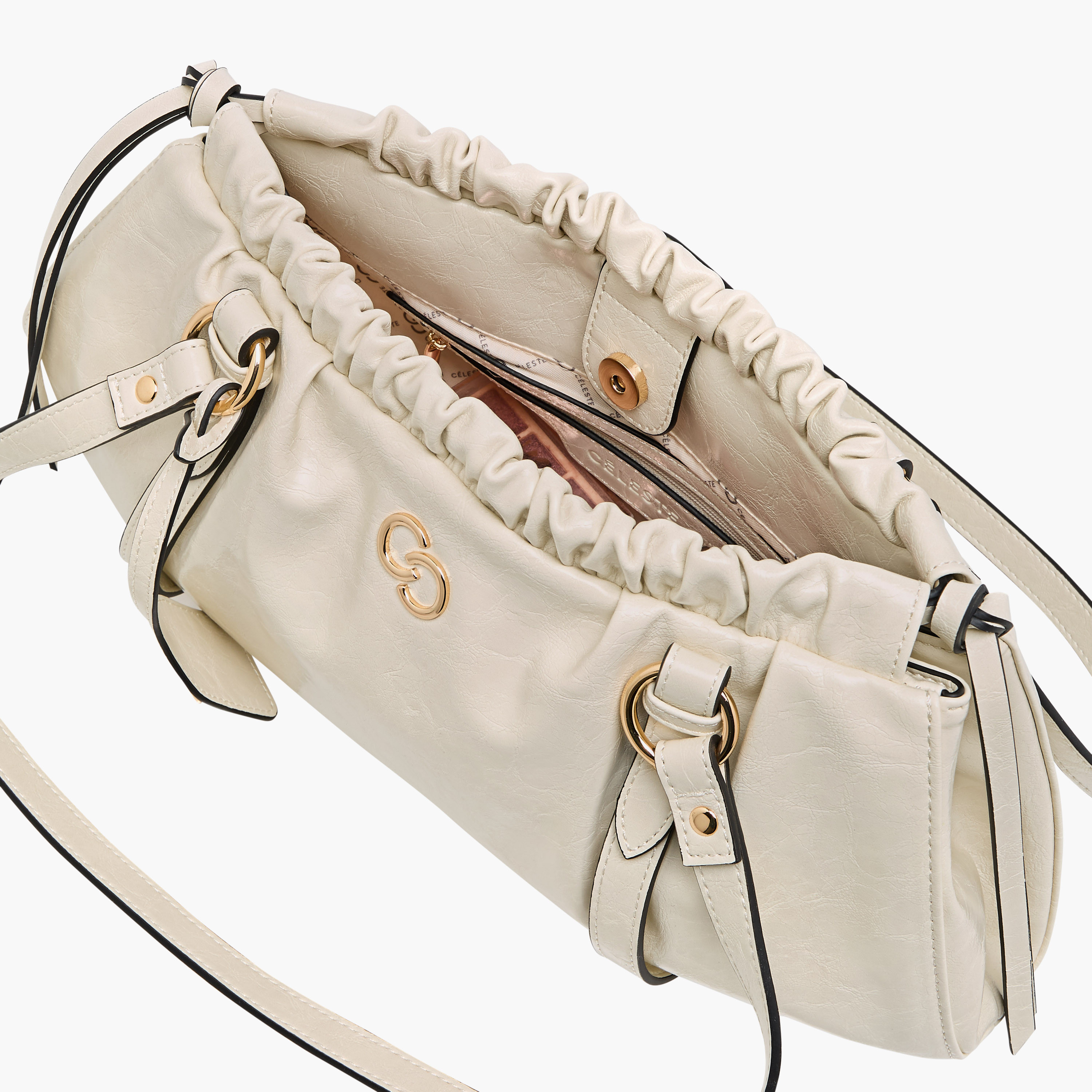 Celeste Solid Shoulder Bag with Ruched Detail-women-bagsandwallets-handbags-image-8