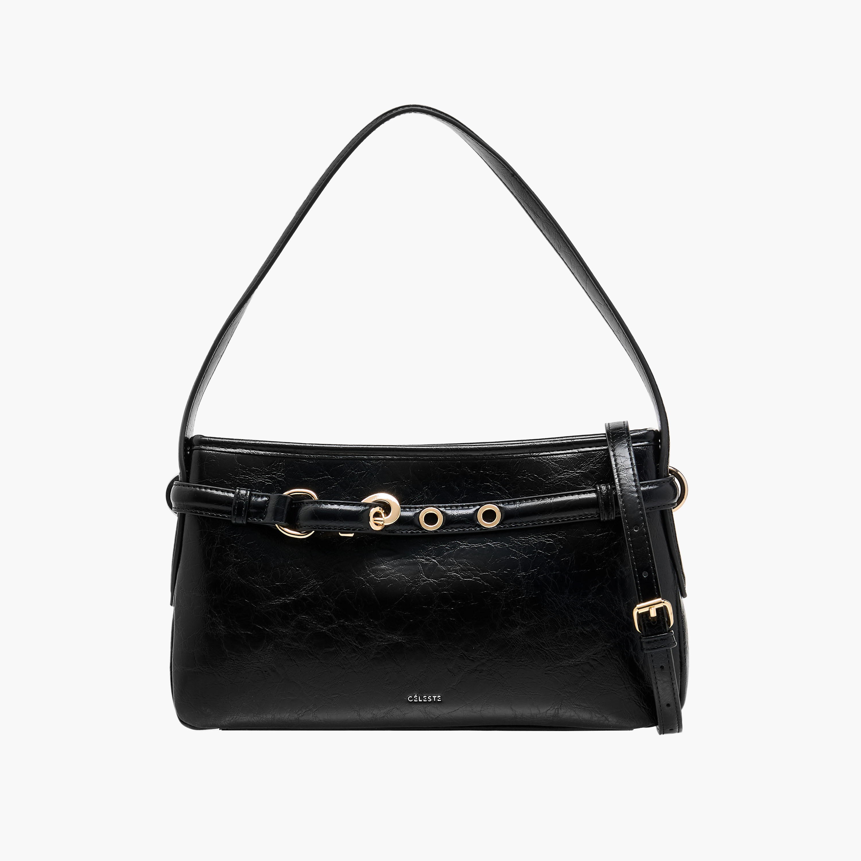 Celeste Solid Shoulder Bag with Double Handle-women-bagsandwallets-handbags-image-1