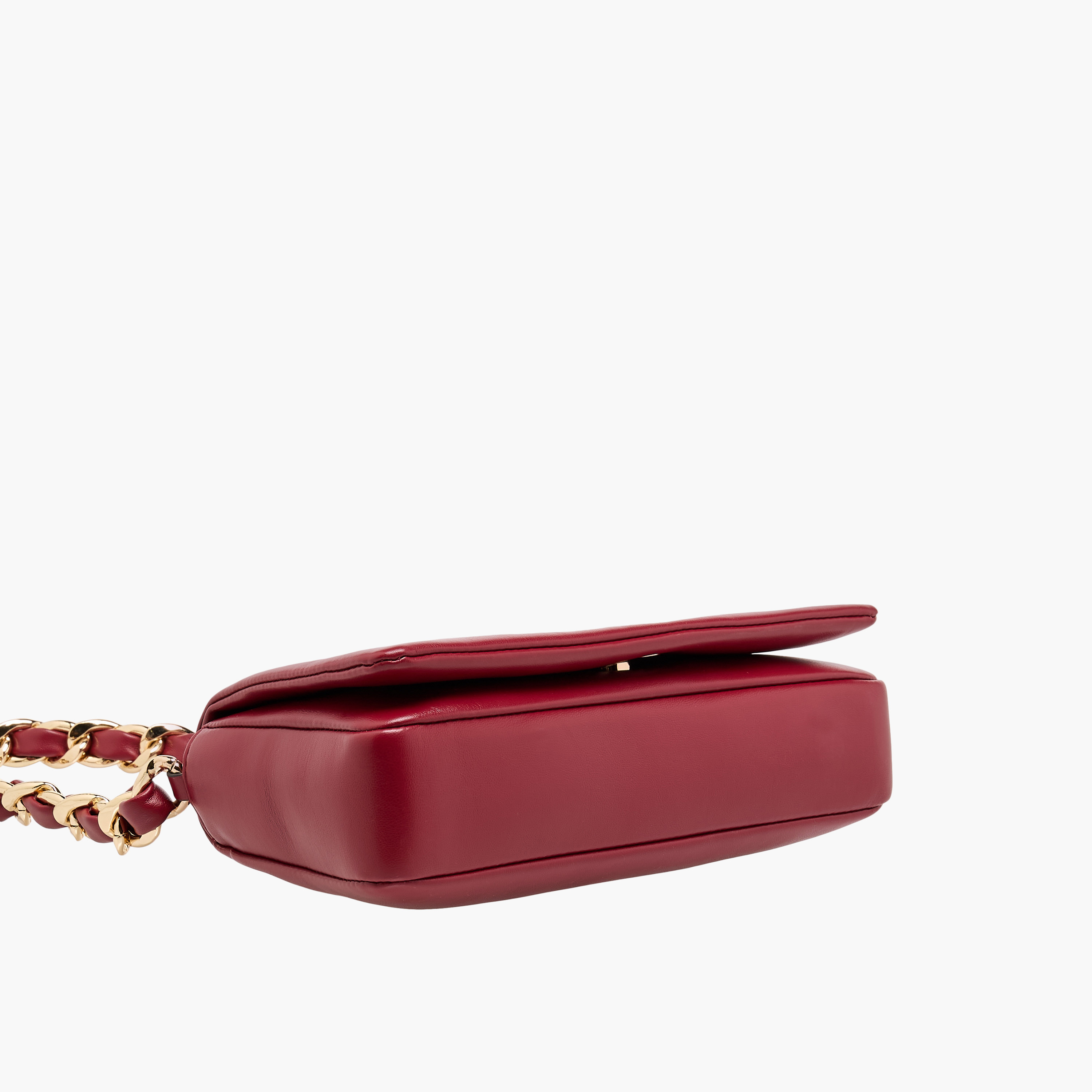 Celeste Solid Shoulder Bag with Chain Accent-women-bagsandwallets-handbags-image-7