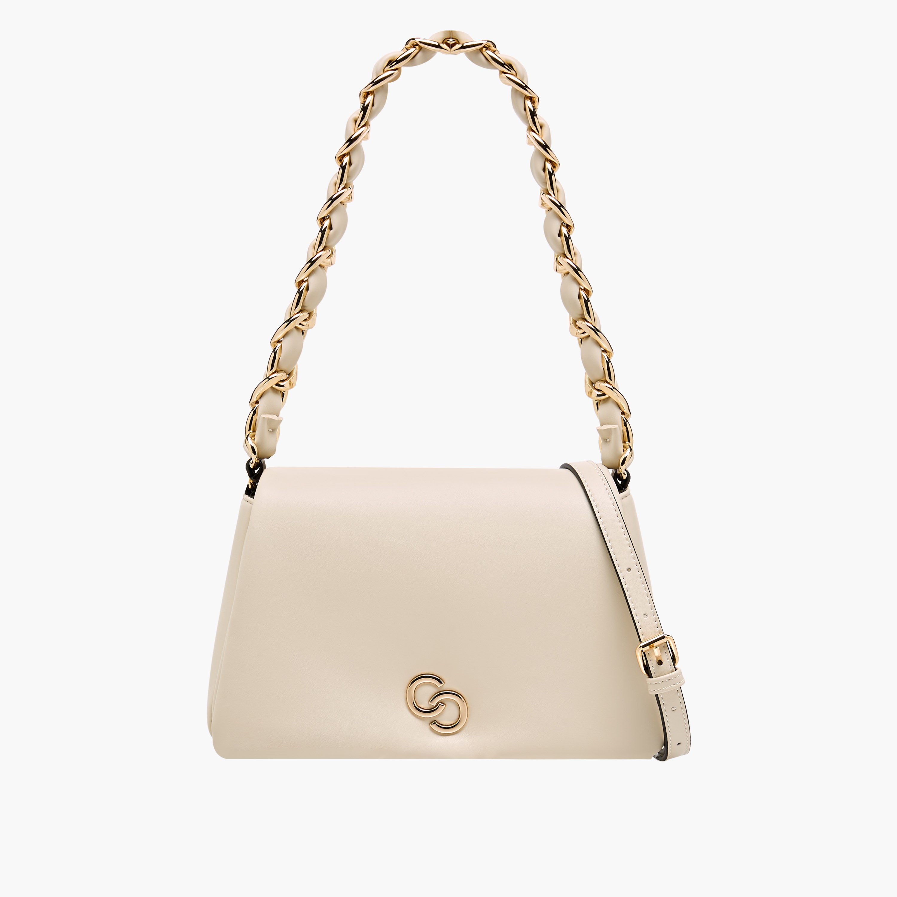 شنطة كتف سادة بتفاصيل سلسلة من سيليست-women-bagsandwallets-handbags-image-1
