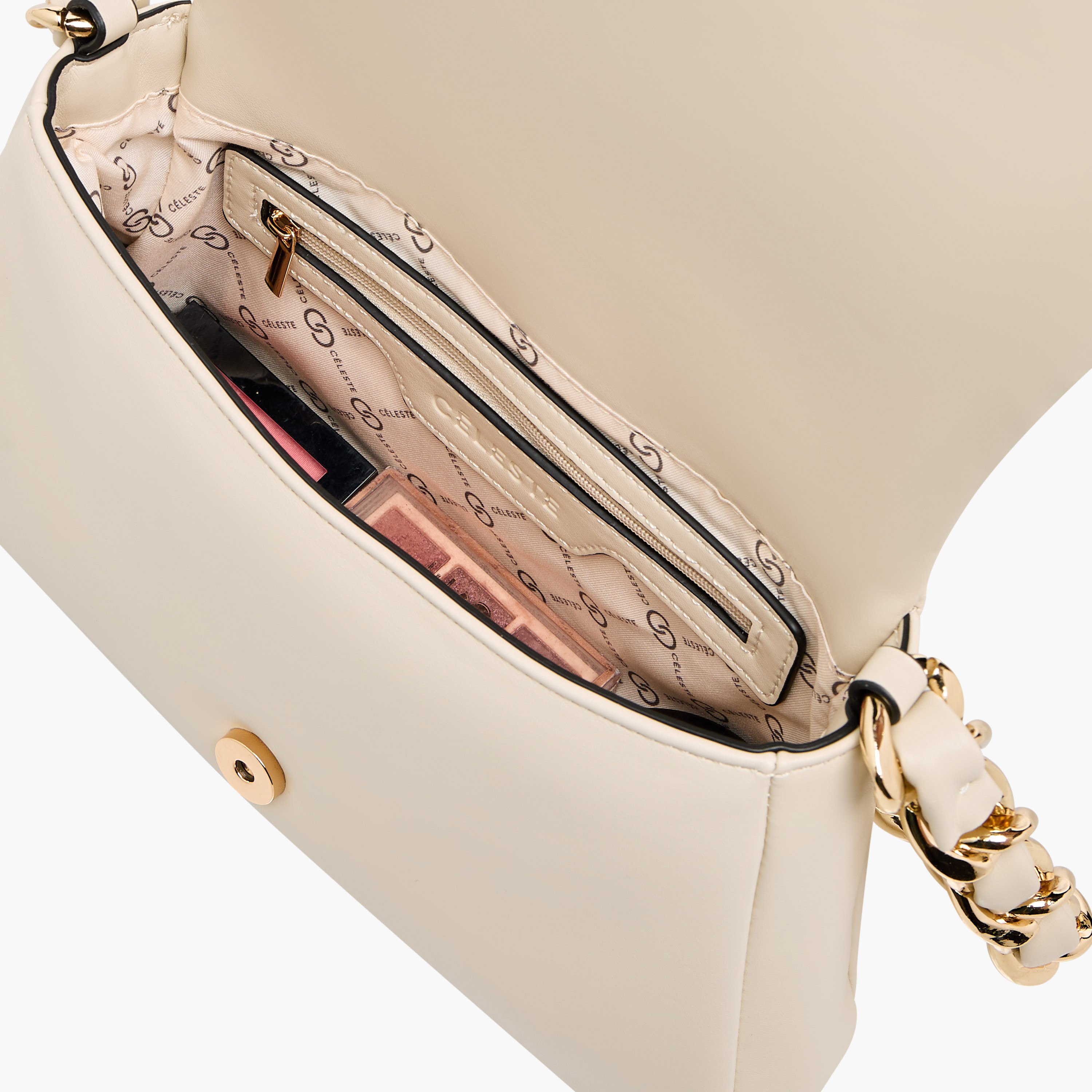 شنطة كتف سادة بتفاصيل سلسلة من سيليست-women-bagsandwallets-handbags-image-9