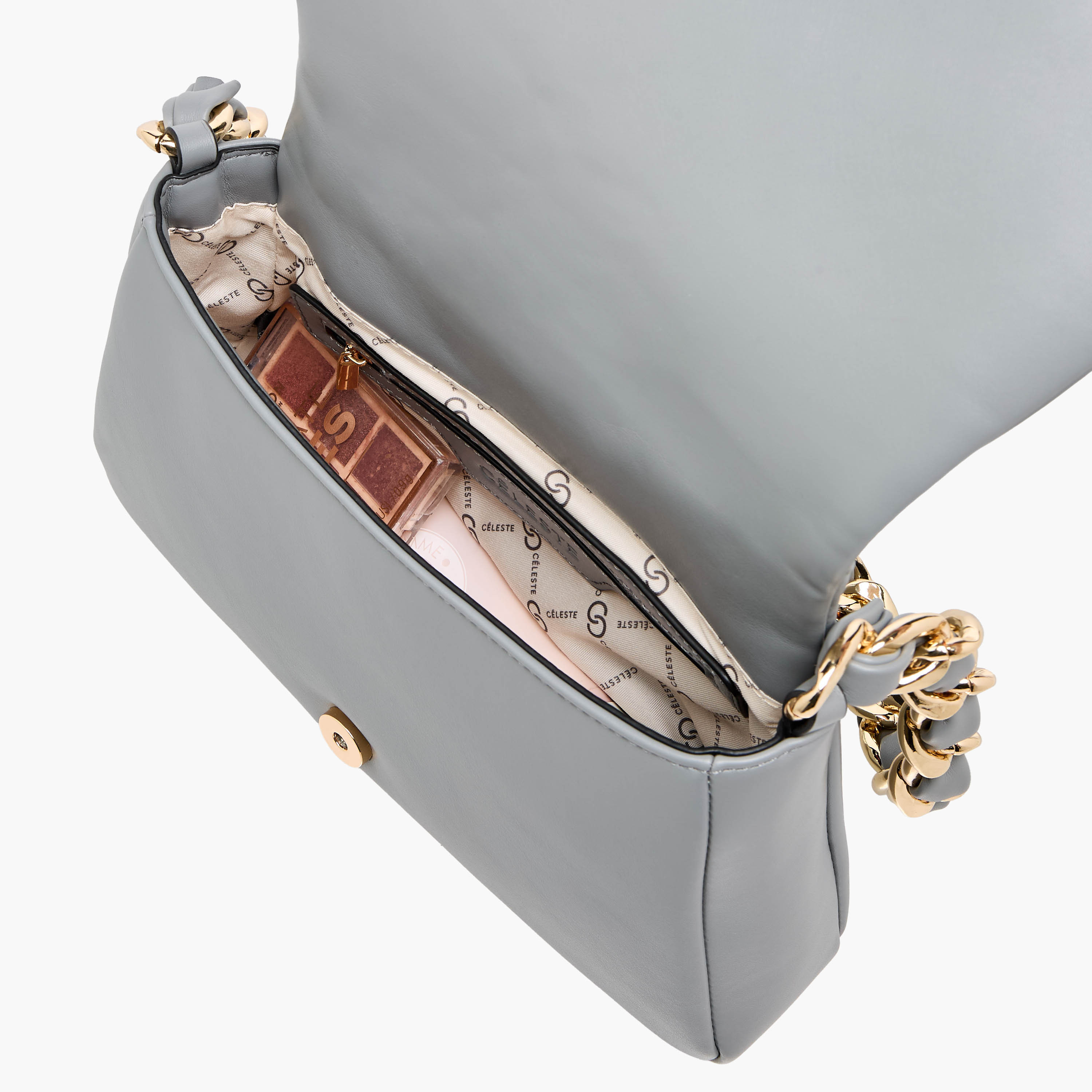 شنطة كتف سادة بتفاصيل سلسلة من سيليست-women-bagsandwallets-handbags-image-9