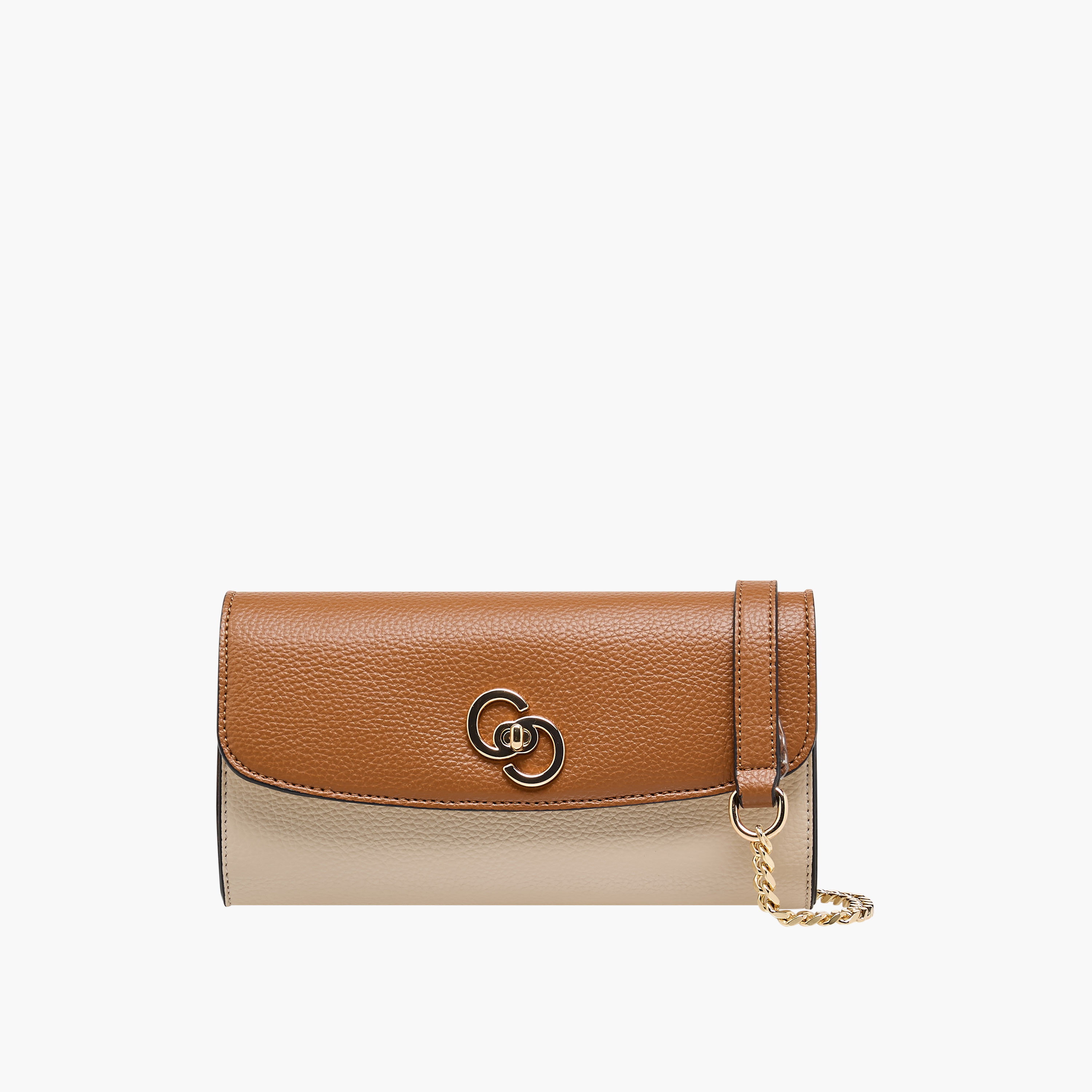 شنطة كروس بودي بقوالب ملونة وحزام سلسلة من سيليست-women-bagsandwallets-handbags-image-1
