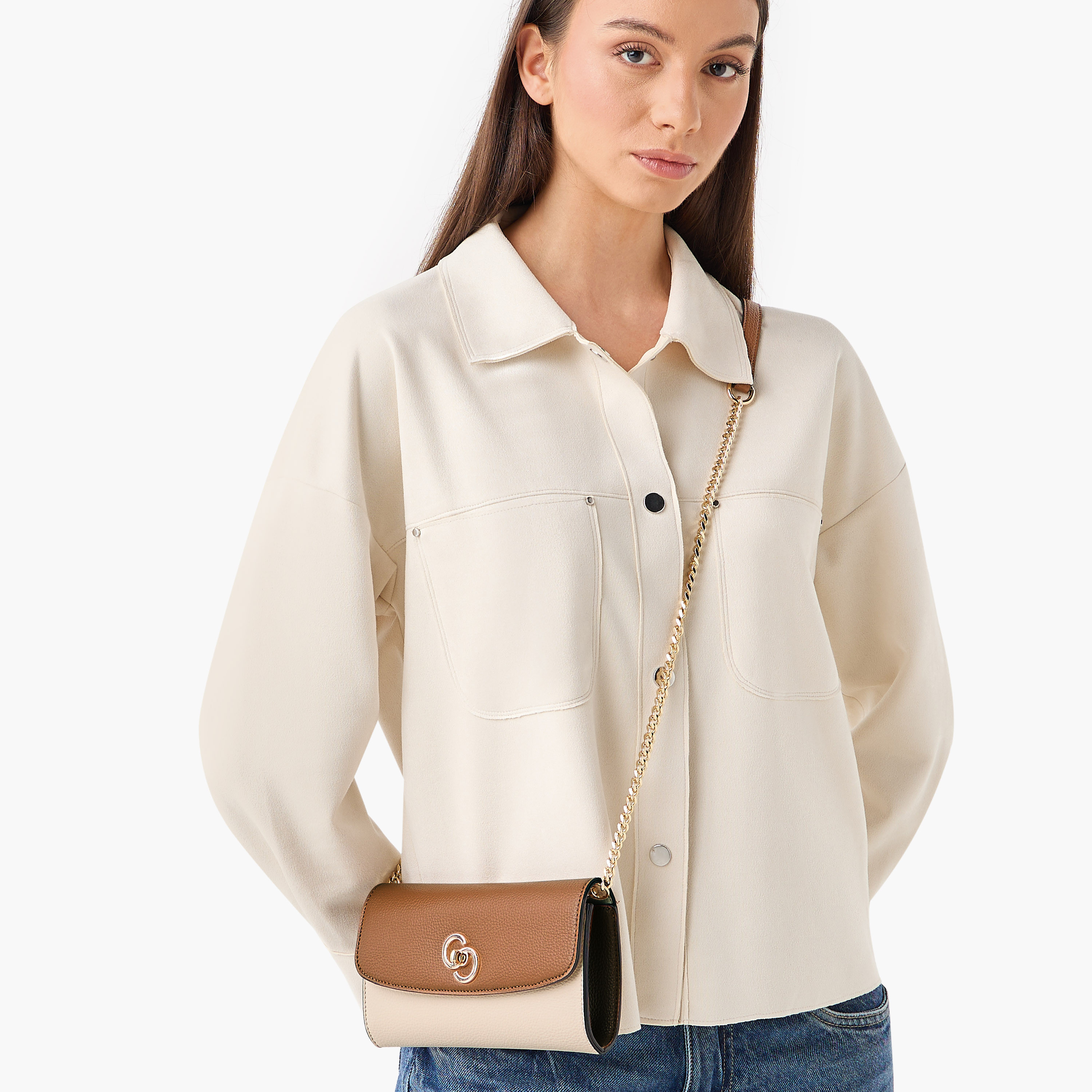 شنطة كروس بودي بقوالب ملونة وحزام سلسلة من سيليست-women-bagsandwallets-handbags-image-2