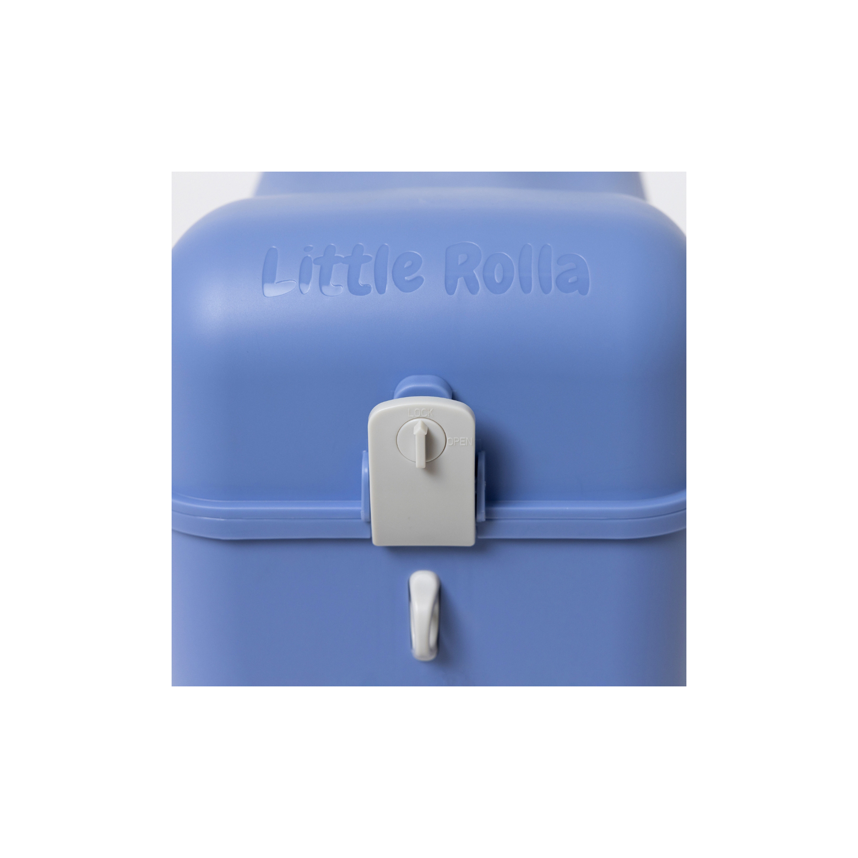 Little Rolla Top Loading Ride-On Suitcase - Car - Blue-travel-kidstrolleyandbags-image-9
