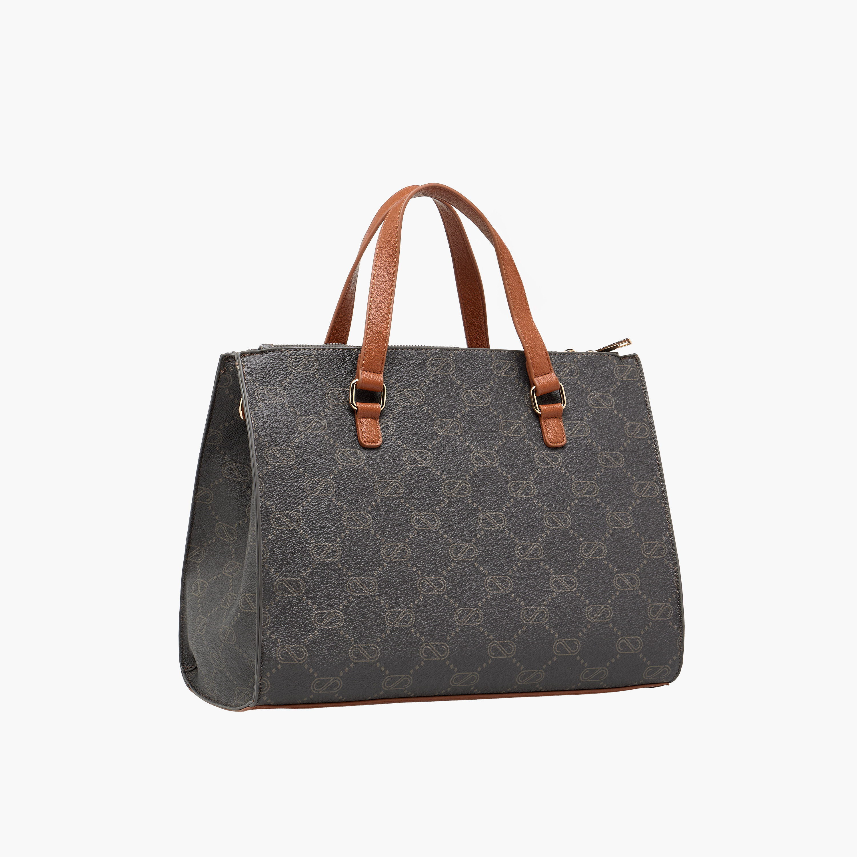 Sasha Monogram Print Tote Bag with Coin Pouch-women-bagsandwallets-handbags-image-4