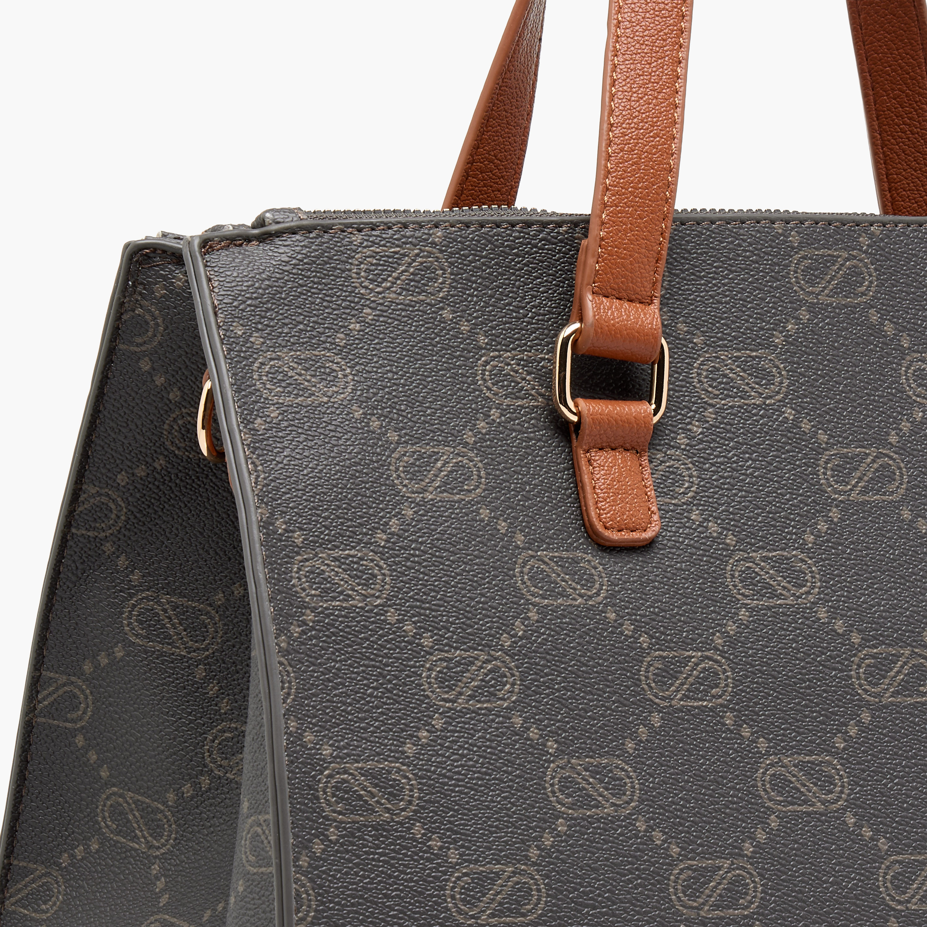 Sasha Monogram Print Tote Bag with Coin Pouch-women-bagsandwallets-handbags-image-6