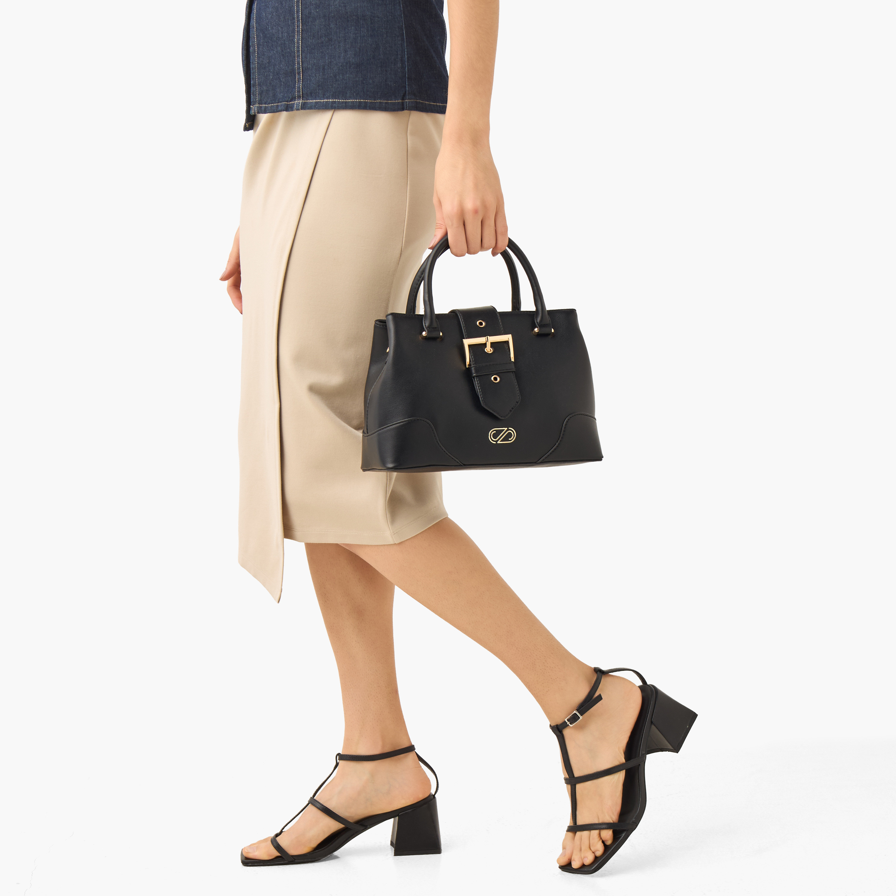 شنطة كروس بودي بحزام قابل للفصل وزينة إبزيم من ساشا-women-bagsandwallets-handbags-image-8