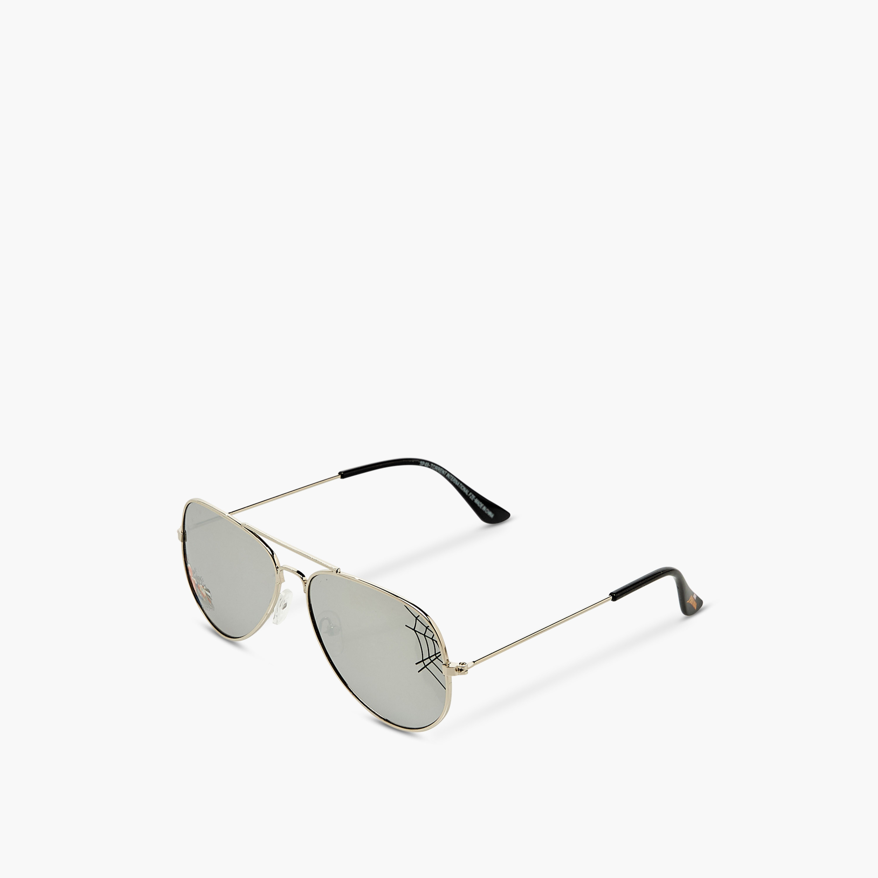 Spider-Man Print Aviator Sunglasses with Nose Pads-boys-accessories-sunglasses-image-1